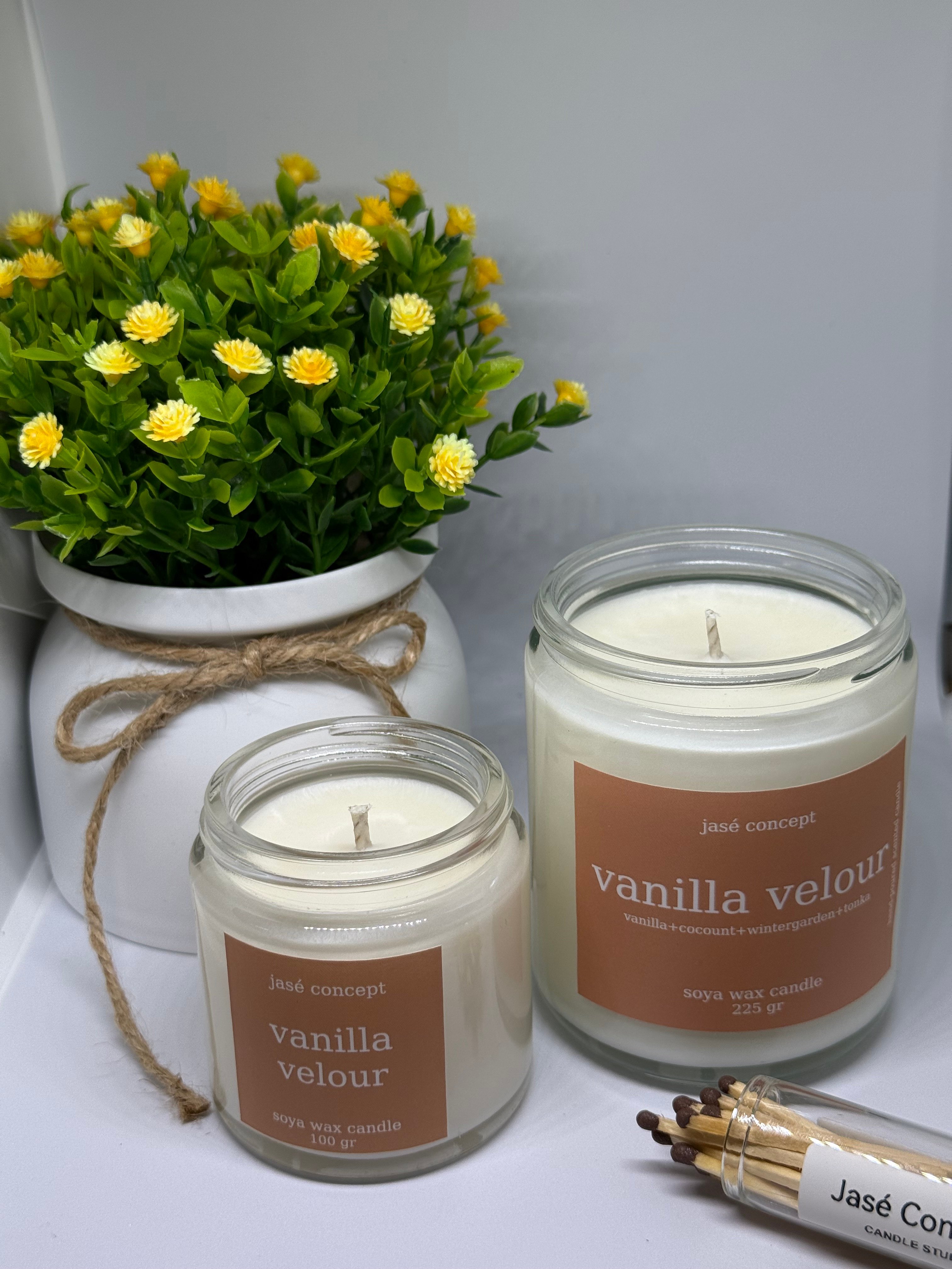 Vanilla Velour Kavanoz Mum 