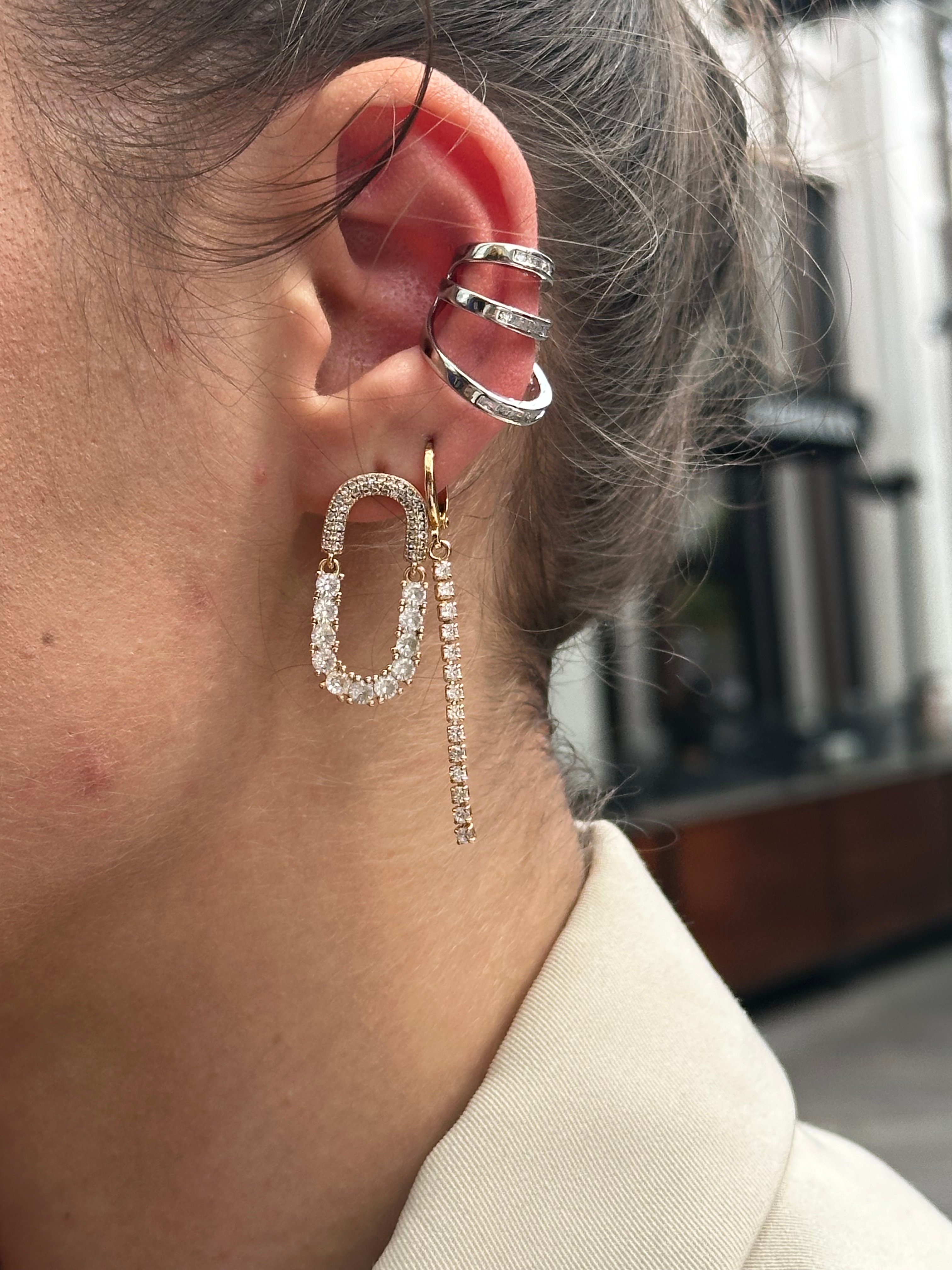 Çoklu Gümüş Ear Cuff