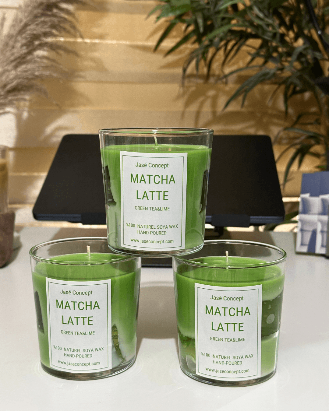 Matcha Latte Küçük Mum