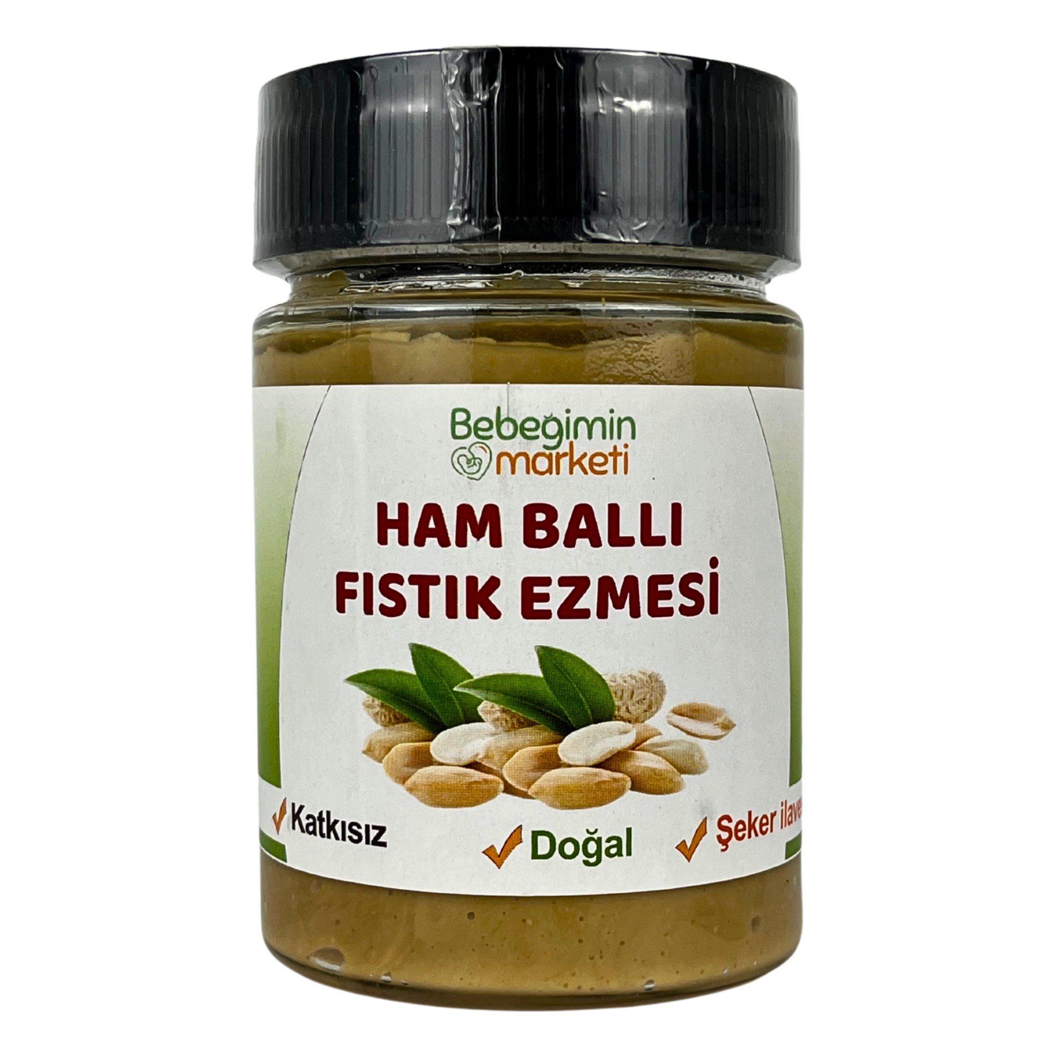 Ham Ballı Fıstık Ezmesi 300 Gr