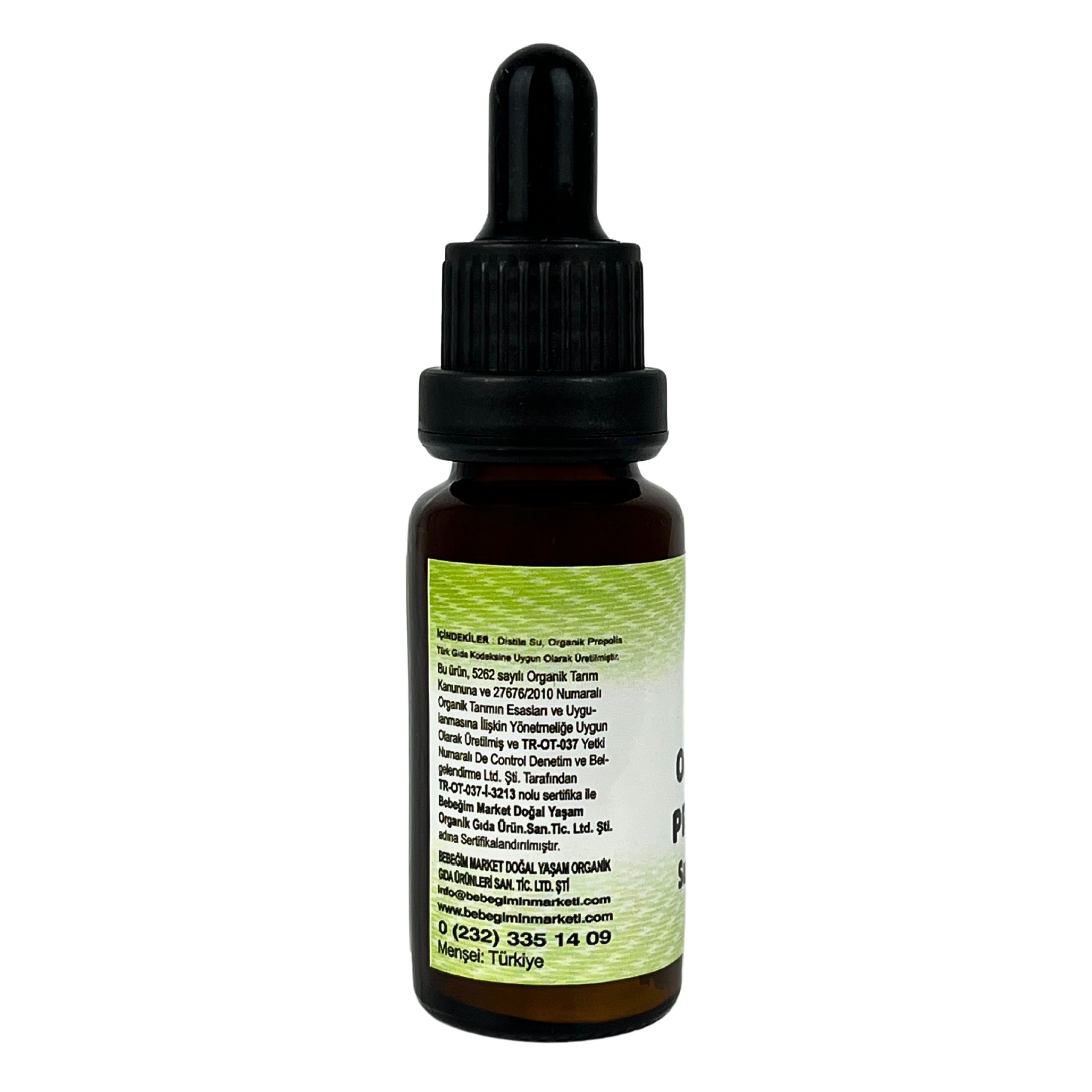 Organik Su Bazlı Propolis 20 ml