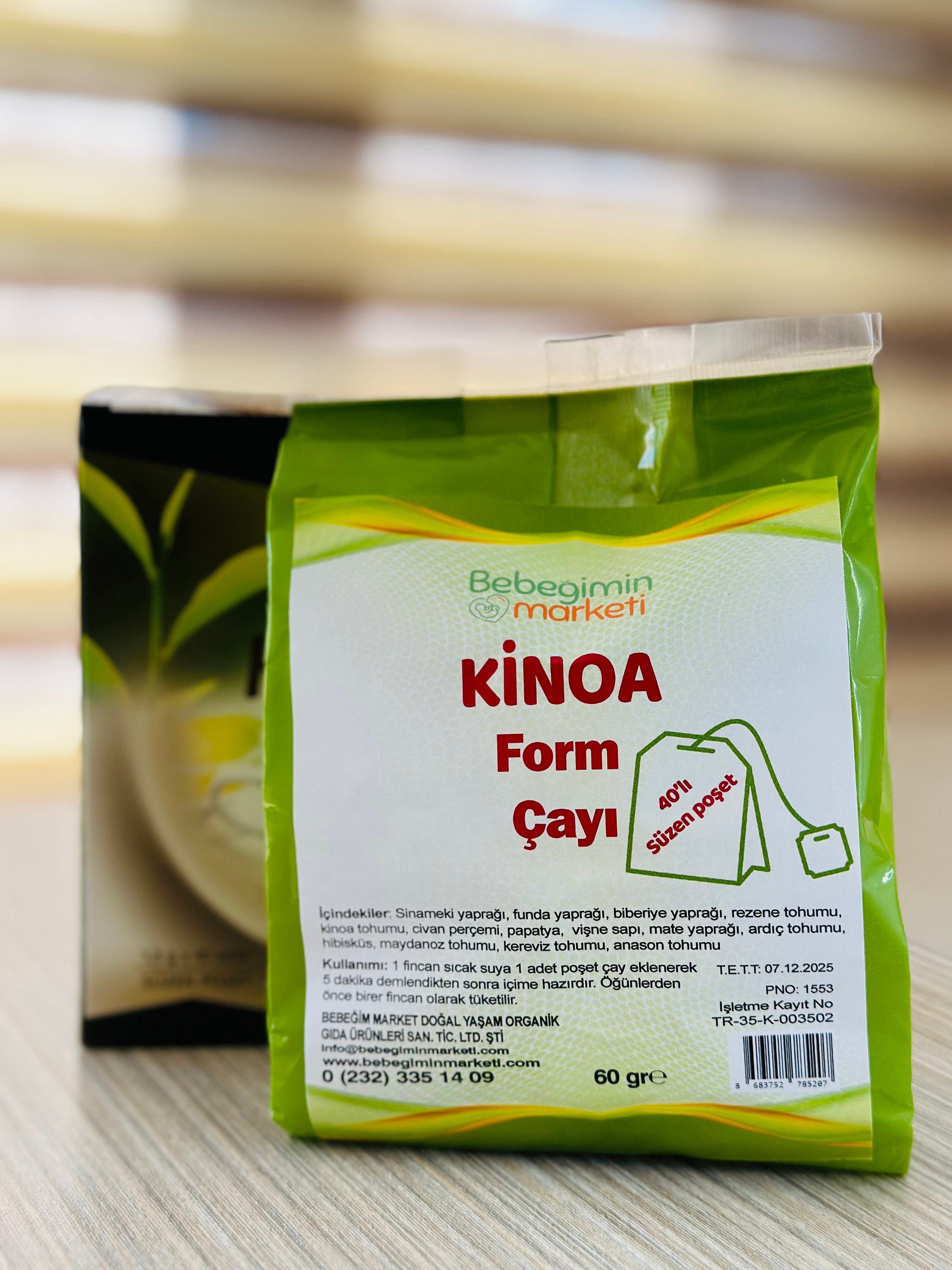 Kinoa Form Çayı 40'lı Sallama Poşette