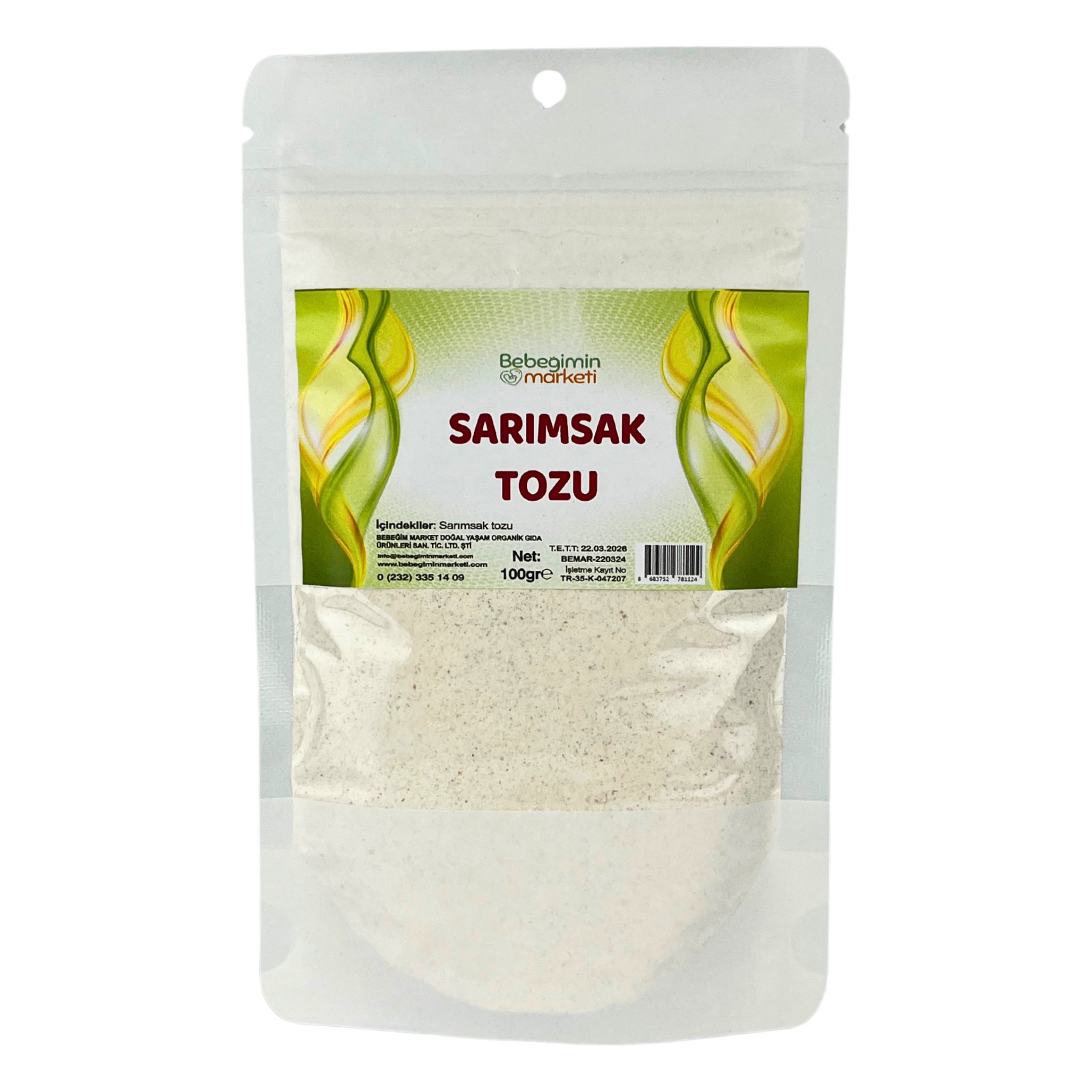 Sarımsak Tozu 100 Gr