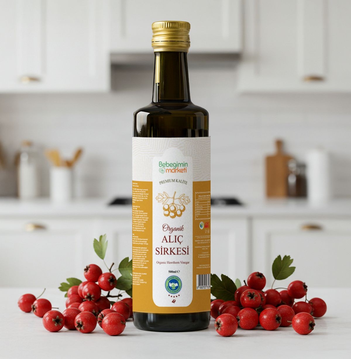 ORGANİK ALIÇ SİRKESİ 500 ML