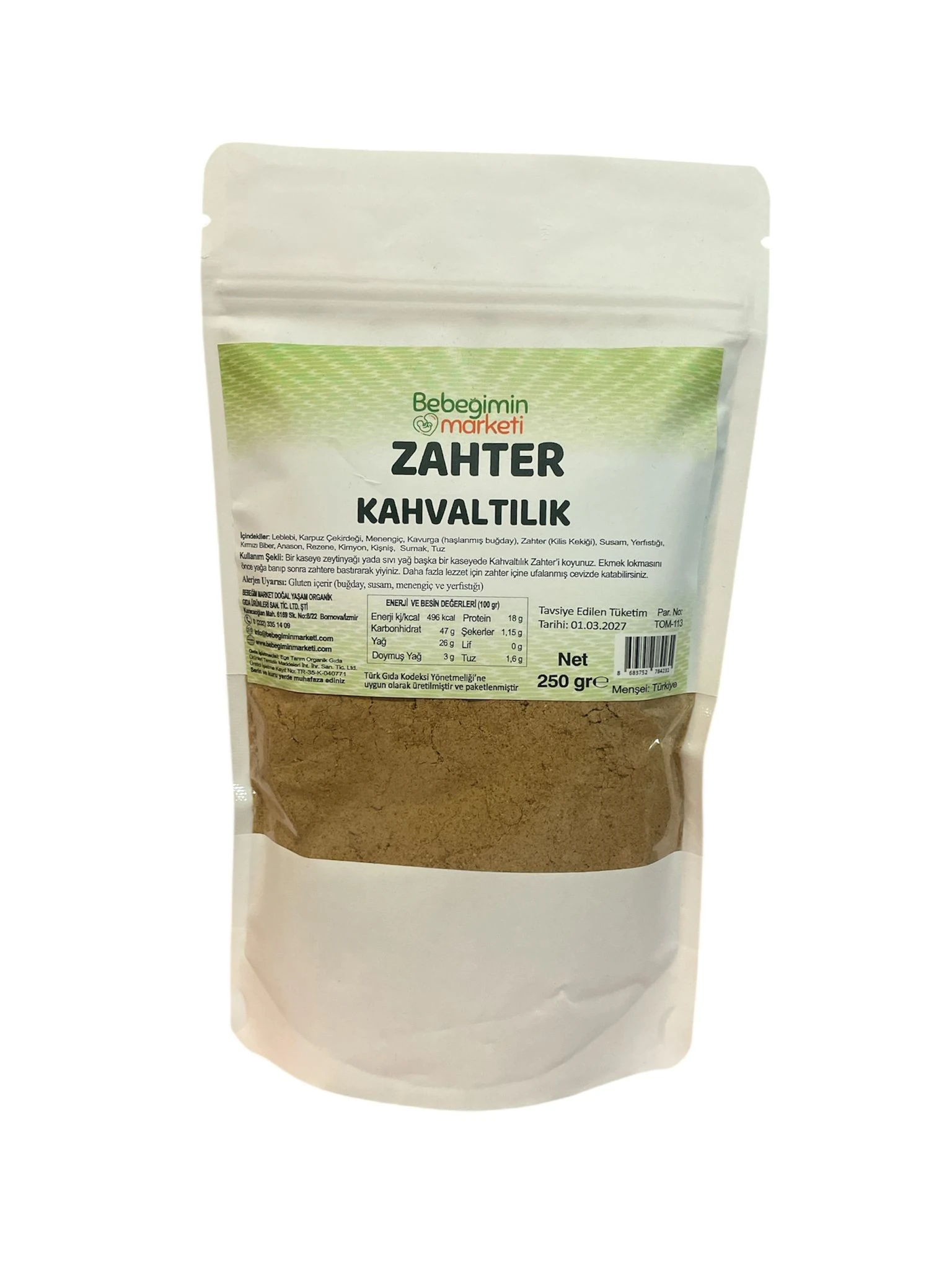 Zahter Kahvaltılık 250gr