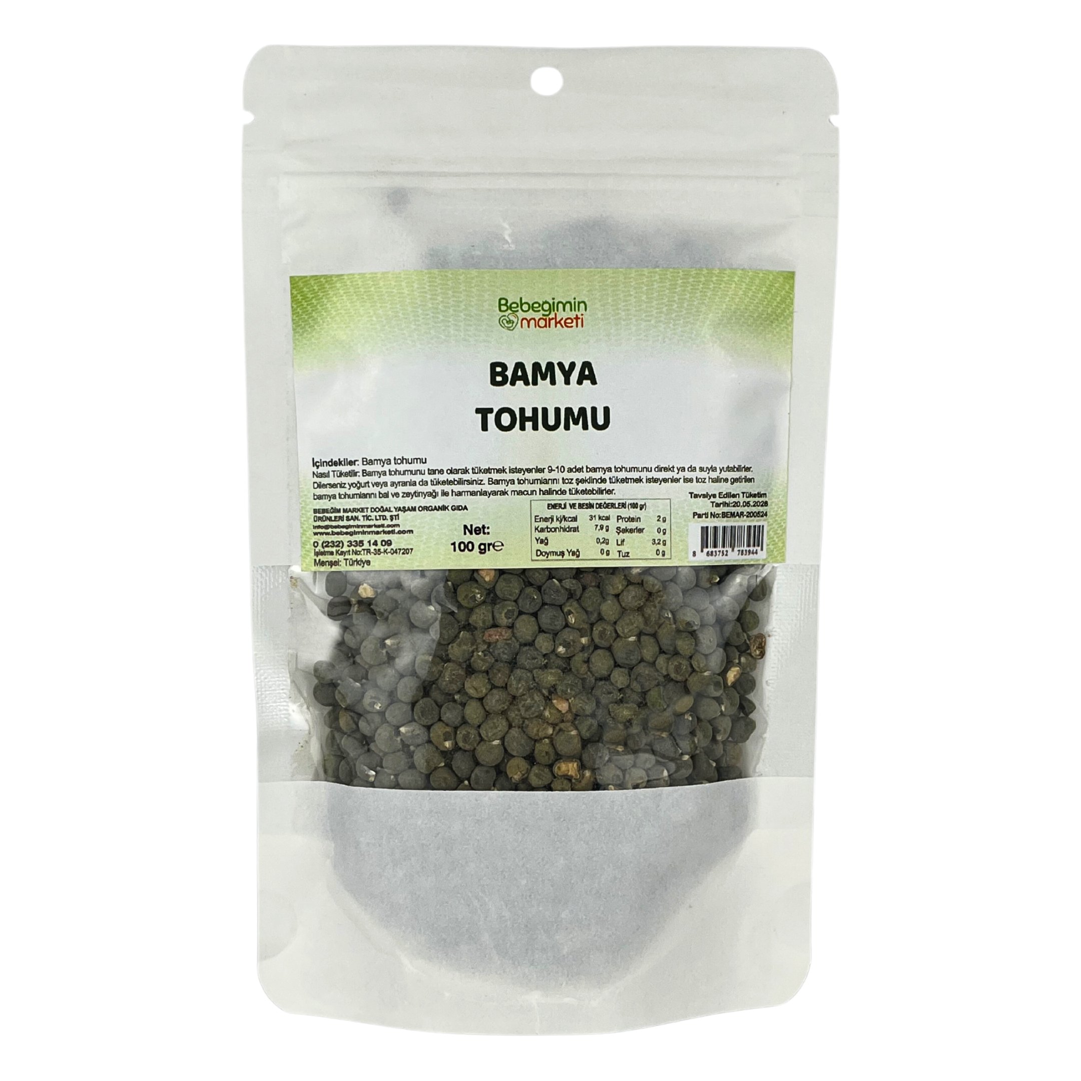 Bamya Tohumu 100 Gr