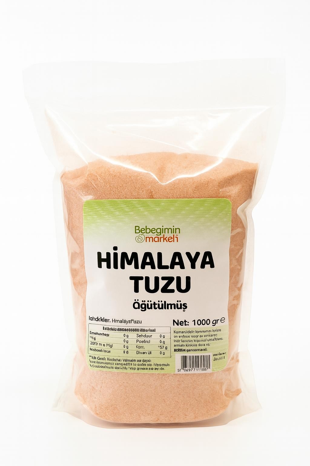 Himalaya Öğütülmüş Tuz 1 Kg (Poşet)