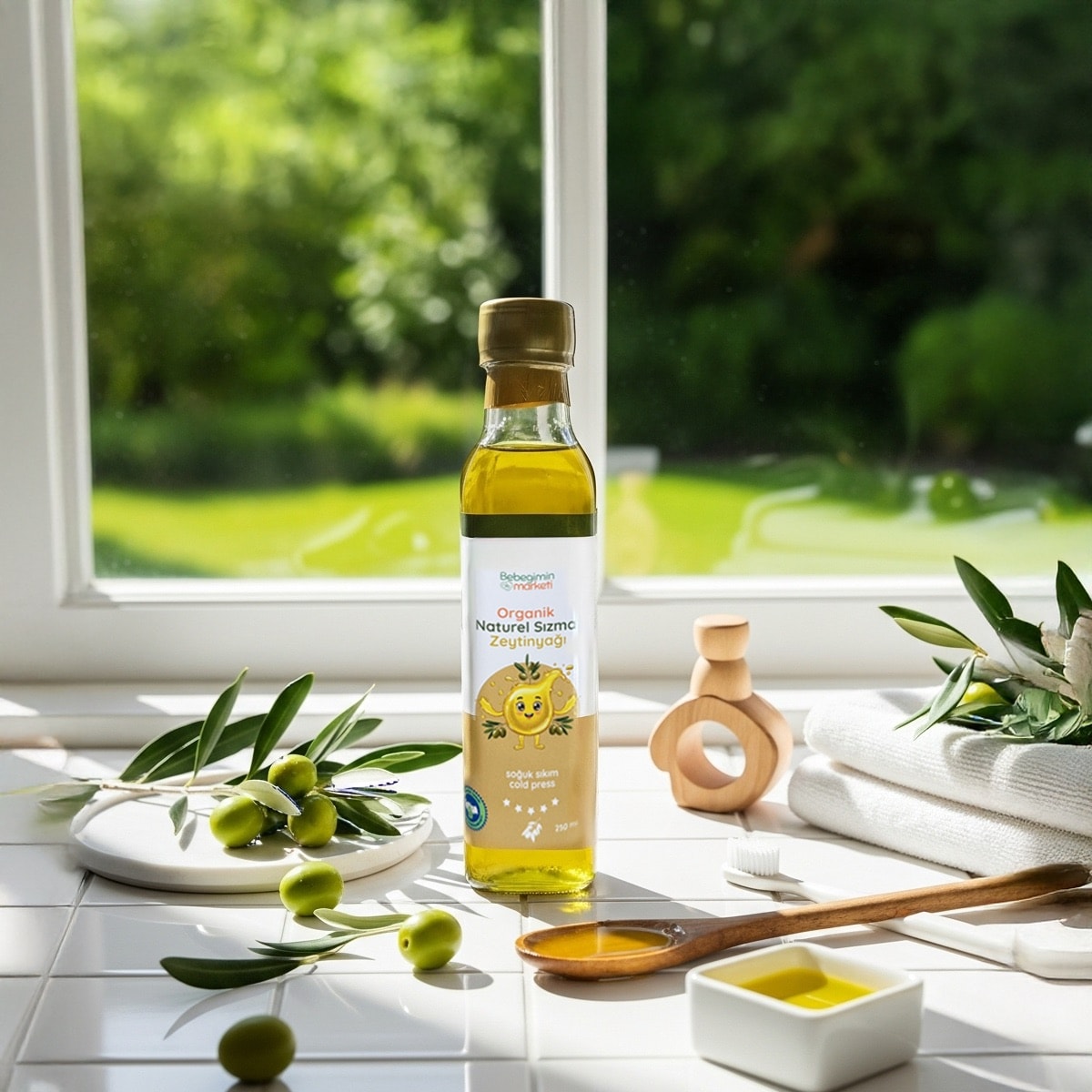 Organik Soğuk Sıkım Zeytinyağı 250 ml