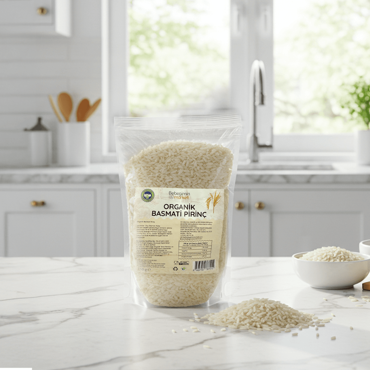 ORGANİK BASMATİ PİRİNÇ  750 GR