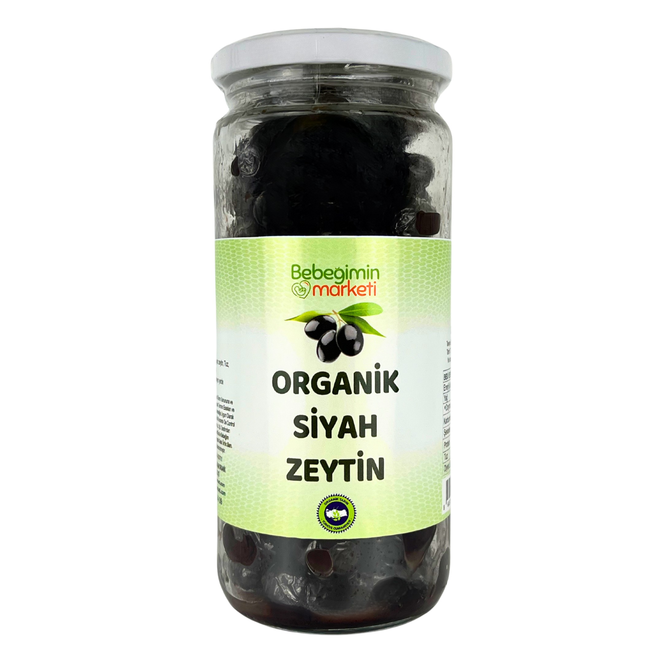 Organik Siyah Sele Zeytin 270 Gr