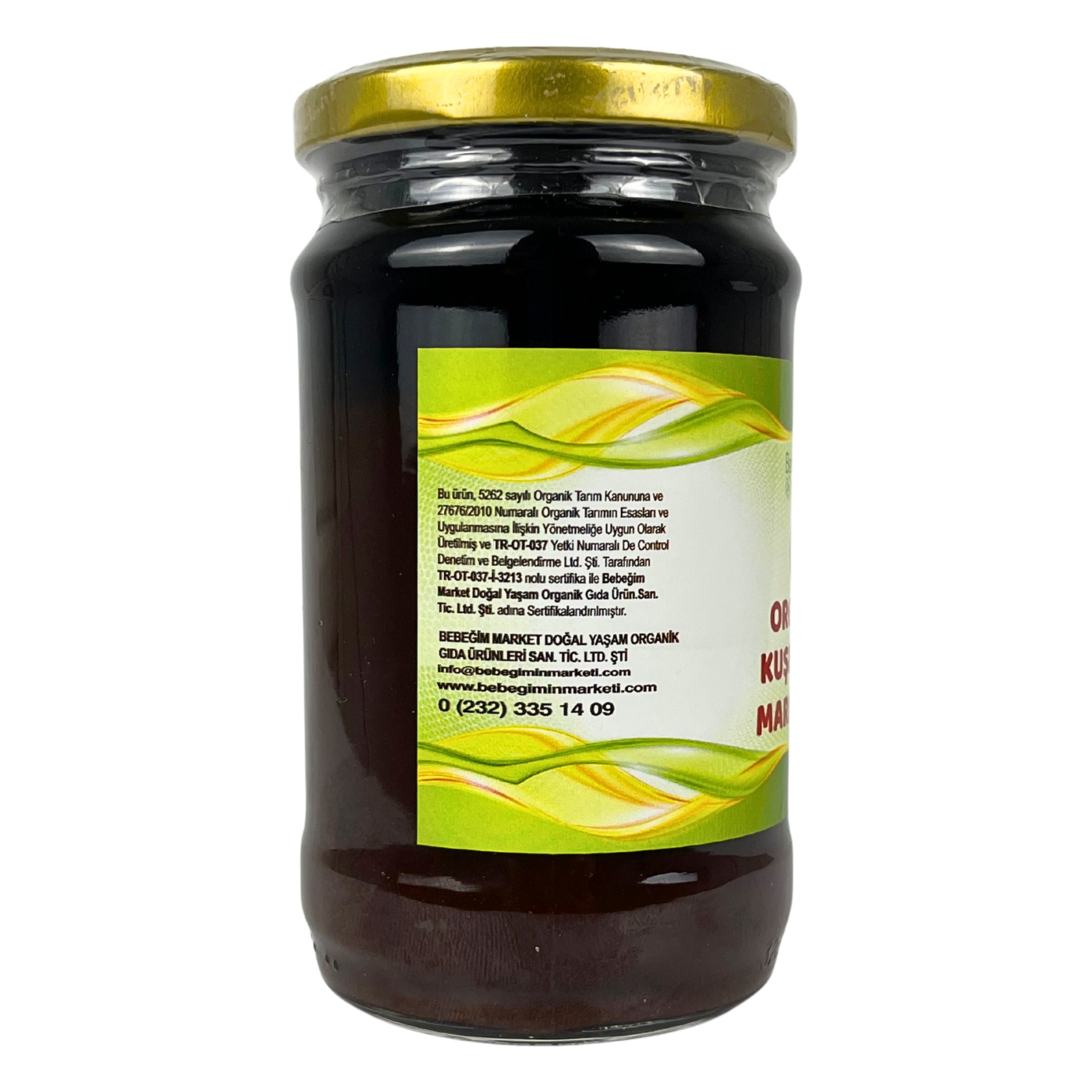 Organik Kuşburnu Marmelatı 360 Gr.