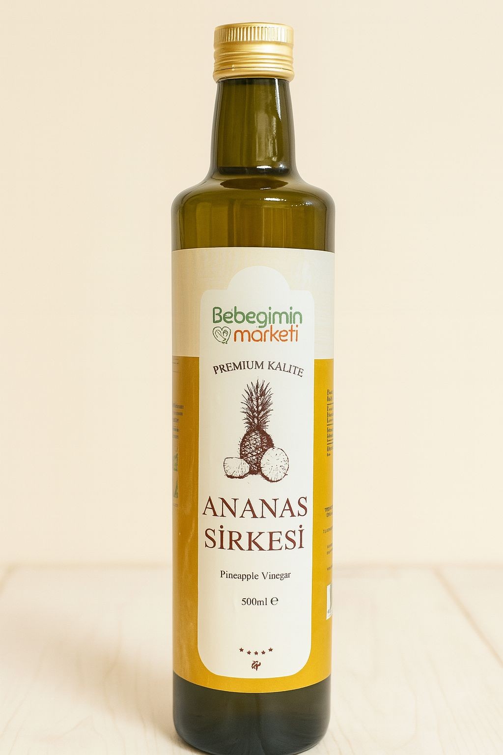 Katkısız Ananas Sirkesi 500 Ml
