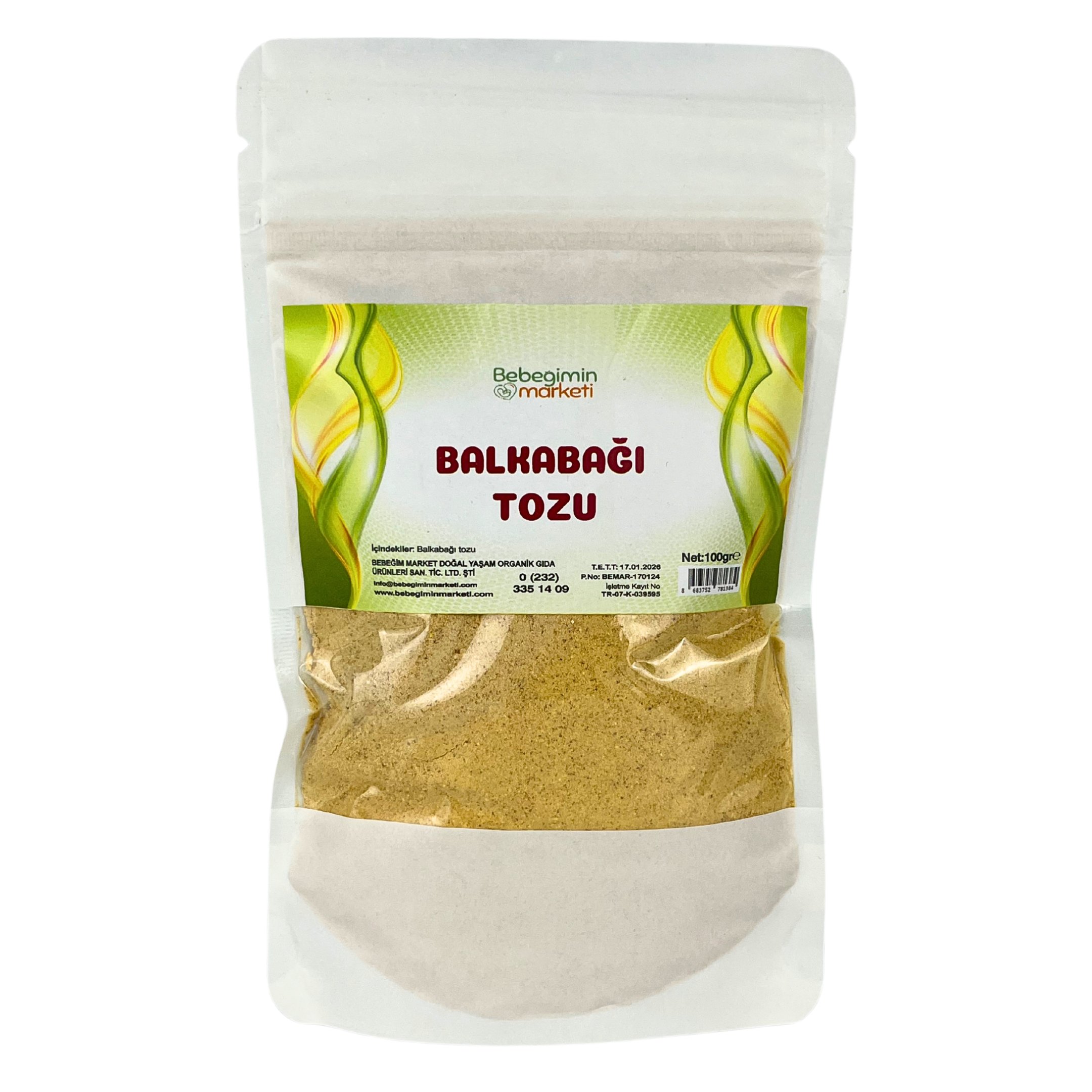 Bal Kabağı Tozu 100 Gr.