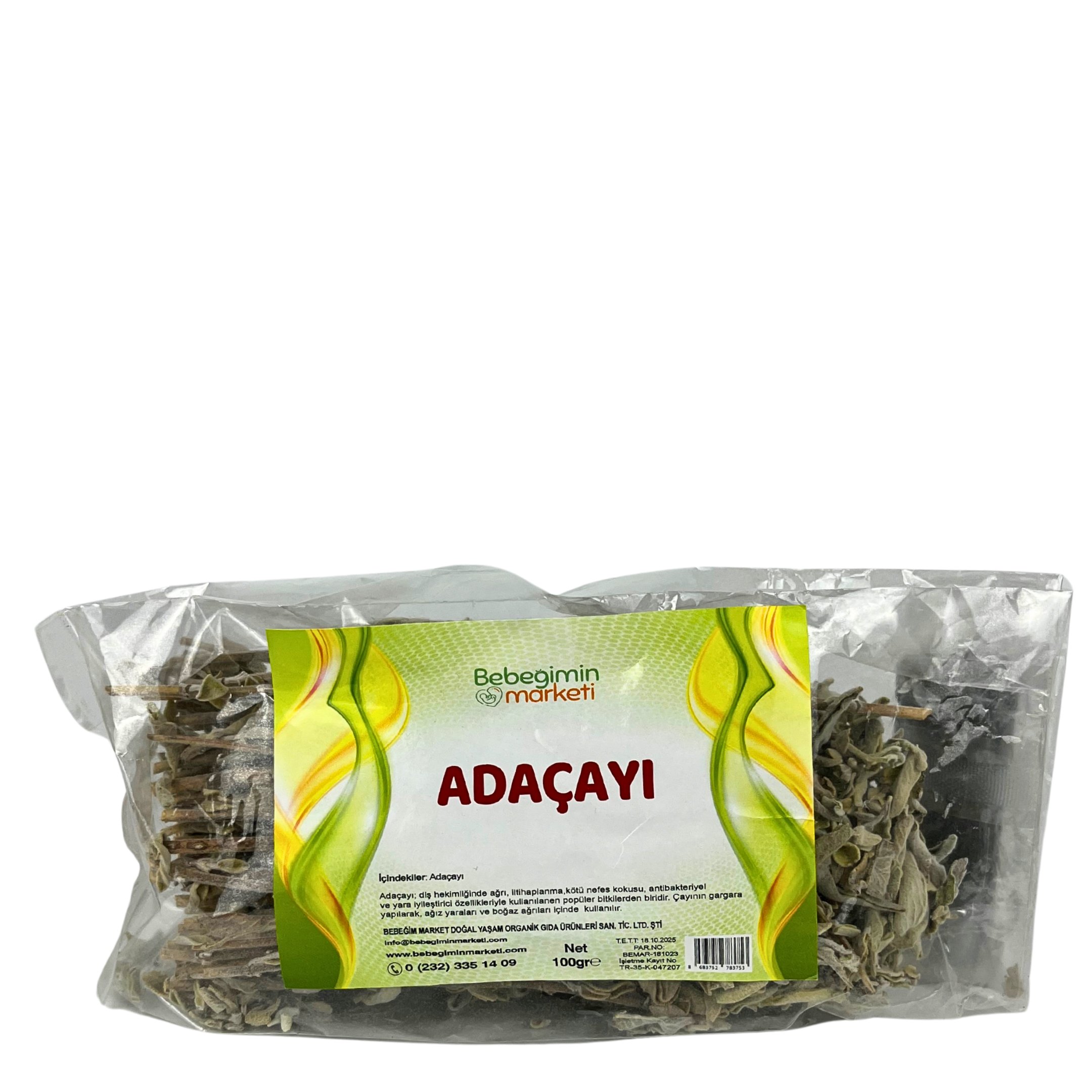 Adaçayı Bütün Yaprak 50 Gr.