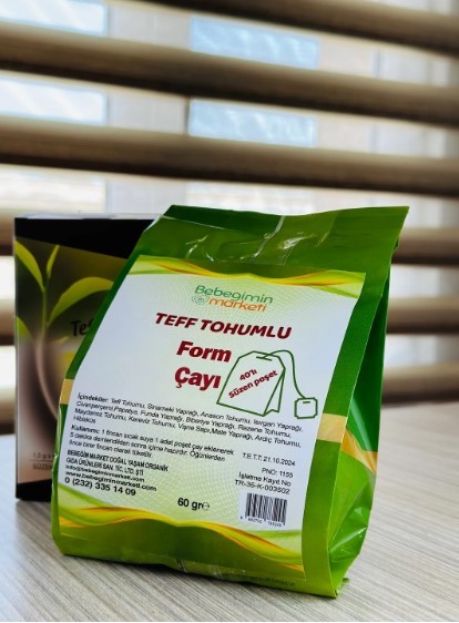 Teff Tohumlu Form Çayı 40'lı Sallama Poşette