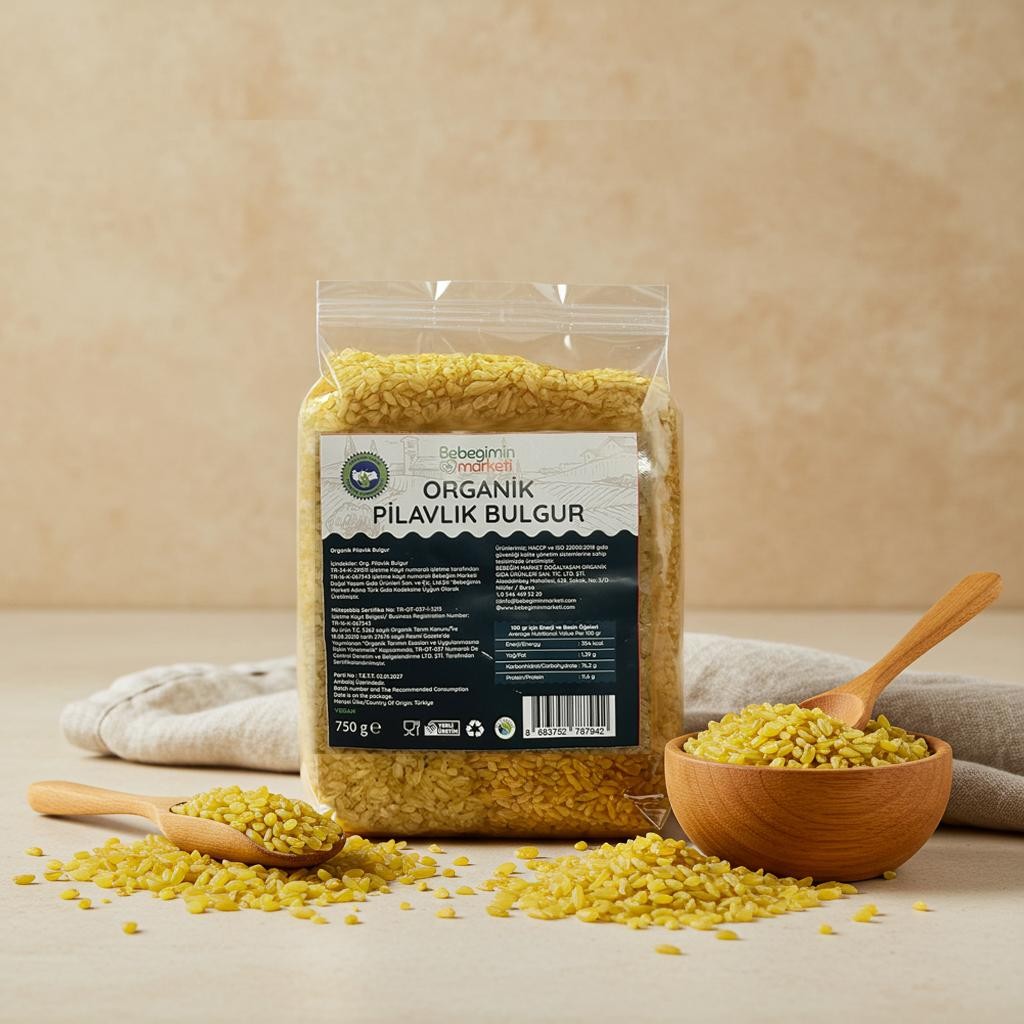 ORGANİK PİLAVLIK BULGUR 750GR
