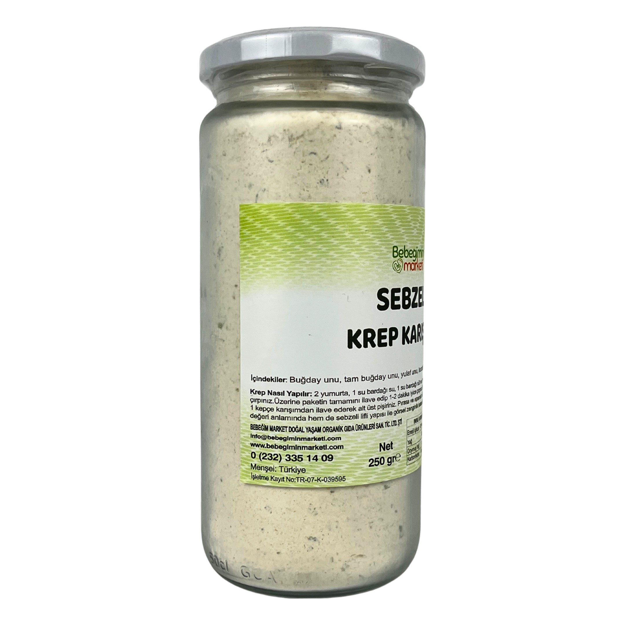 Sebzeli  Krep Karışımı 250 Gr.