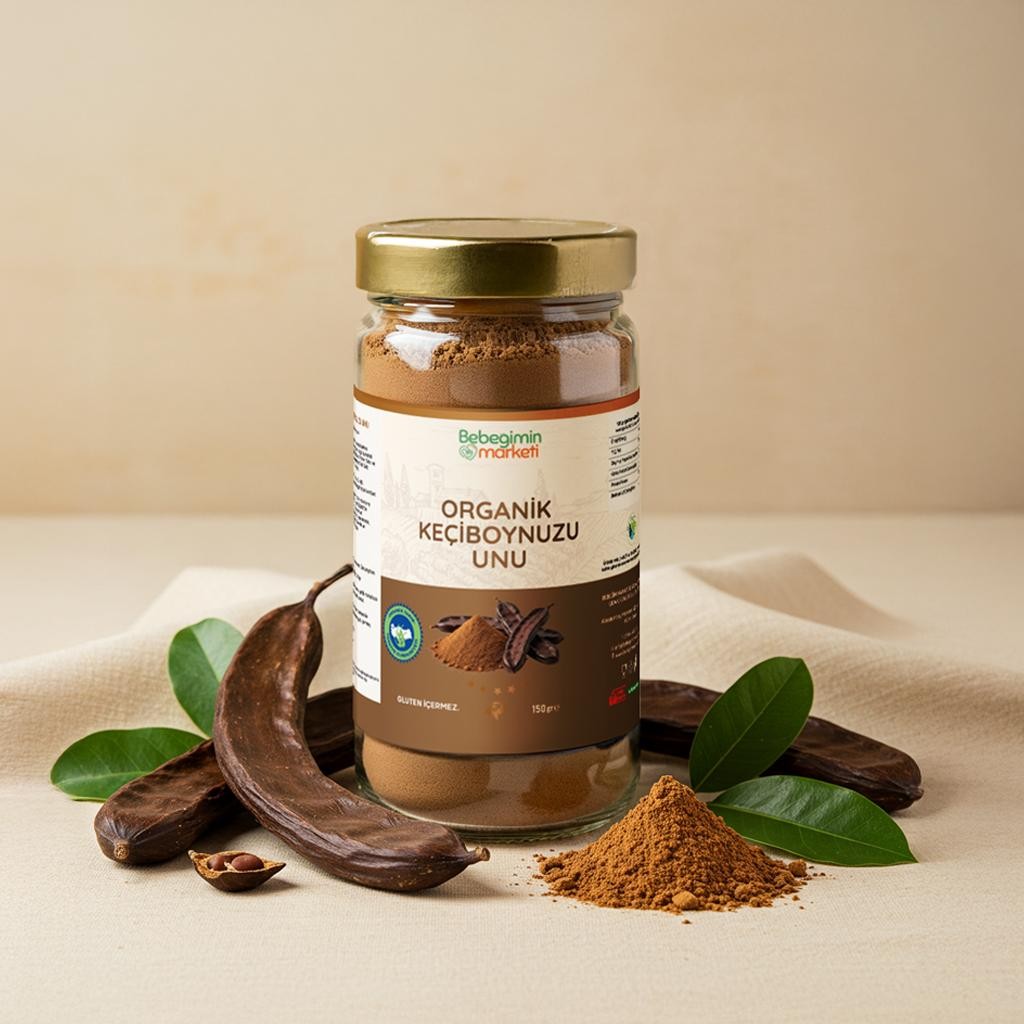 ORGANİK KEÇİBOYNUZU UNU 150GR