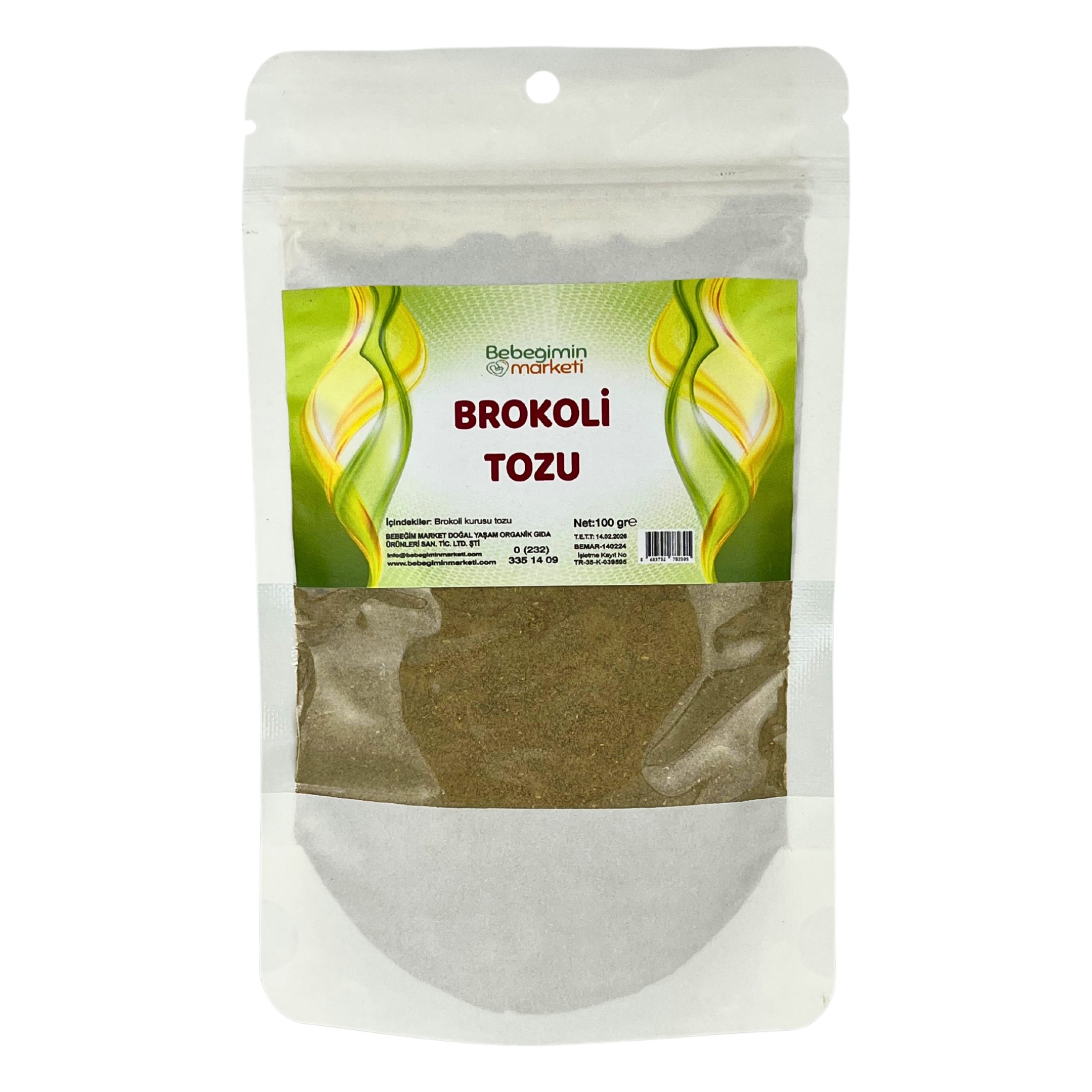 Brokoli Tozu 100 Gr