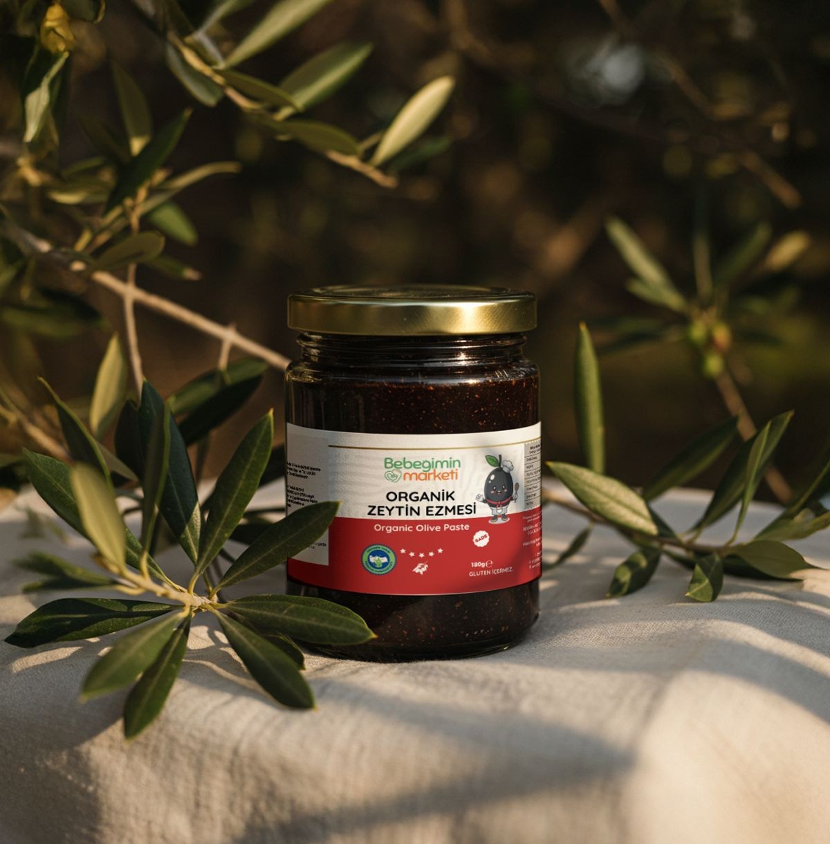 Organik Zeytin Ezmesi 180 Gr