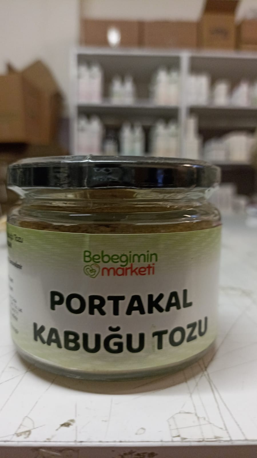 Portakal Kabuğu Tozu 100 Gr.KAVANOZ