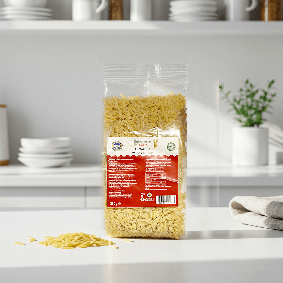 ORGANİK ARPA ŞEHİRYE (250 GR)