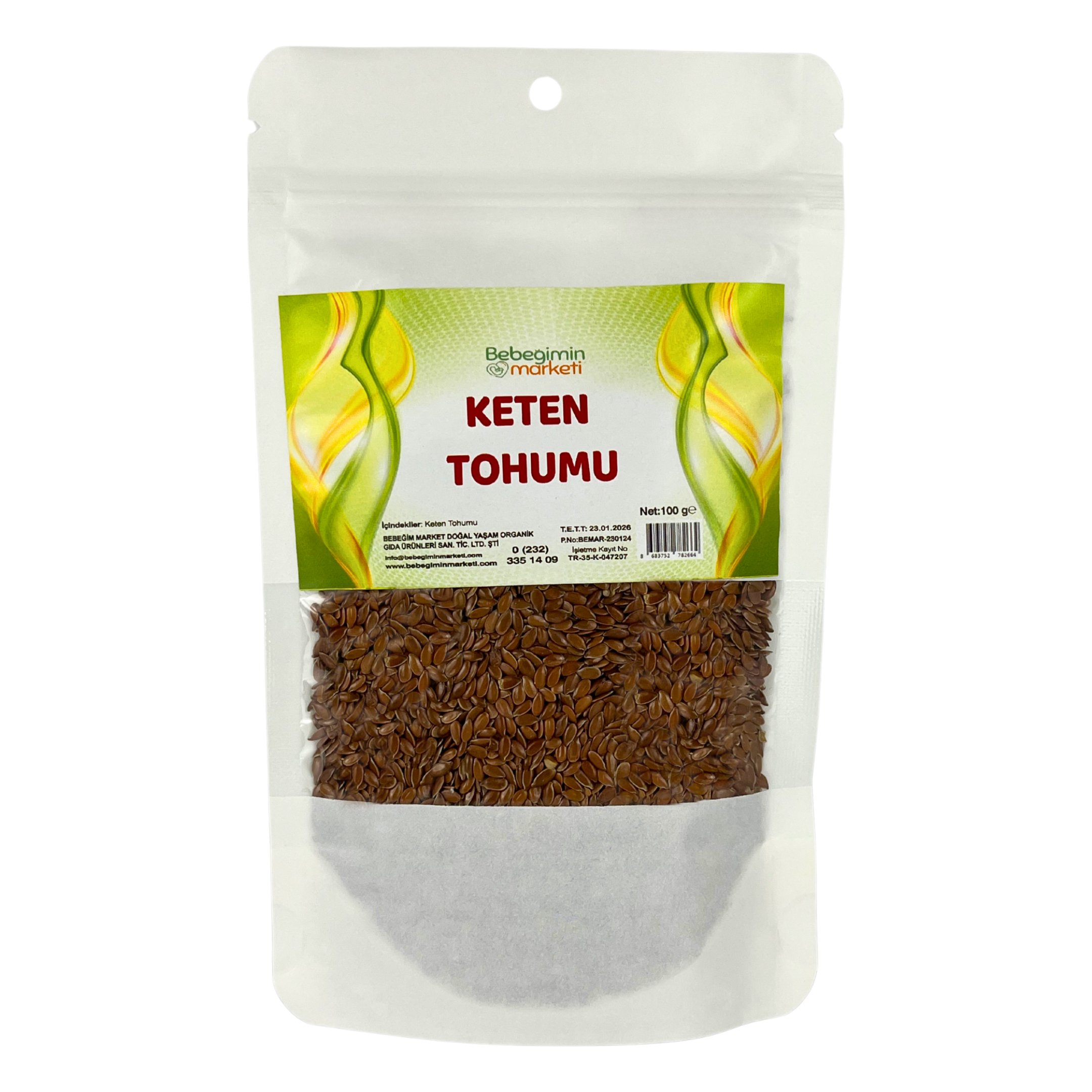 Keten Tohumu 100 Gr