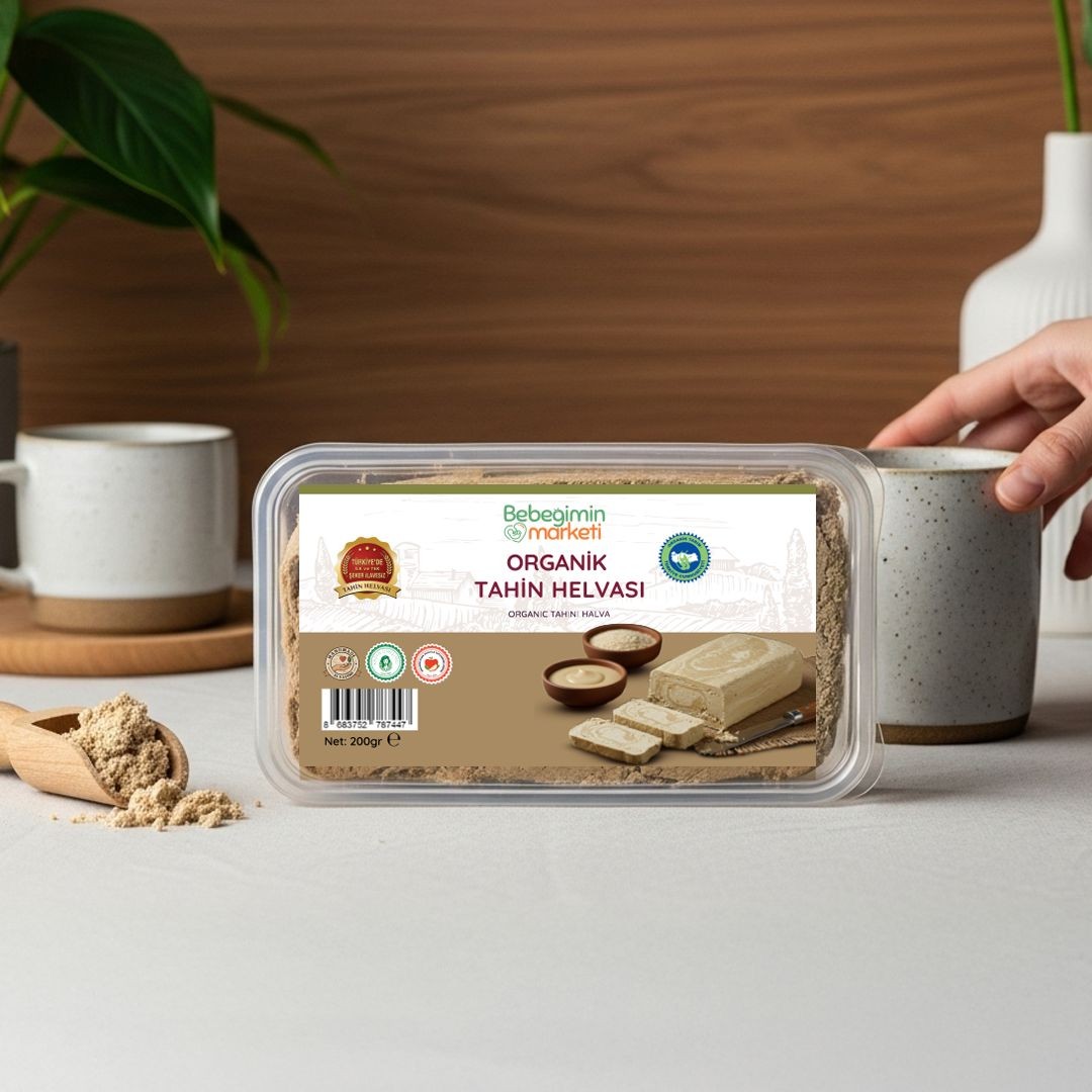 Organik Sade Tahin Helvası 200 Gr