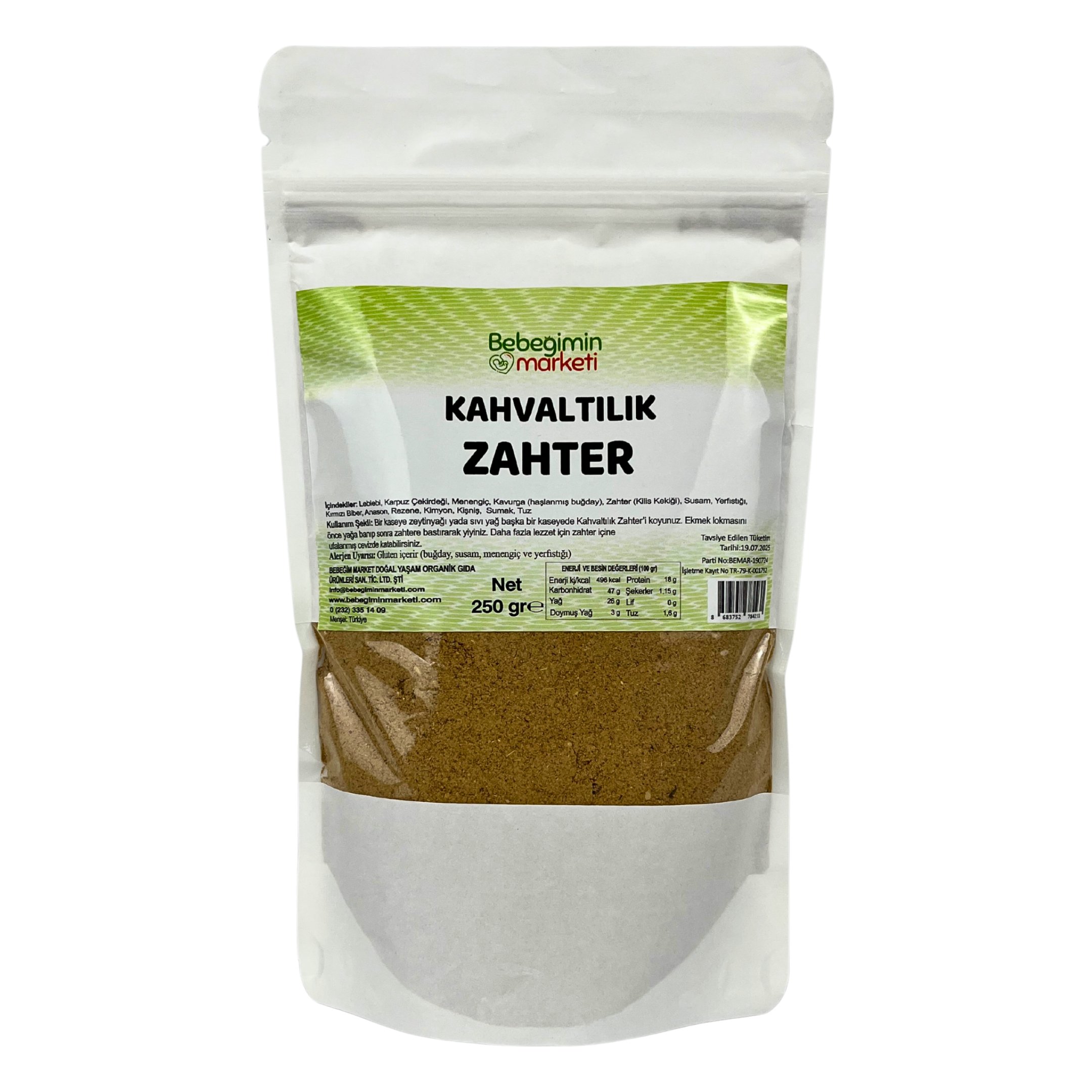 Kahvaltılık Zahter 250 Gr.