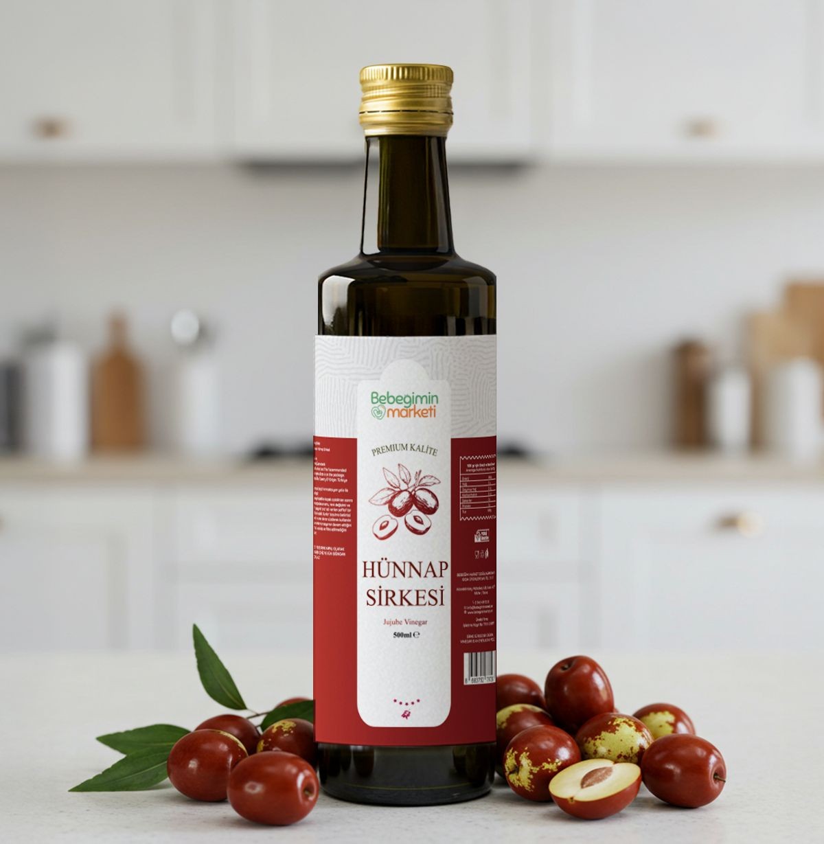 Hünnap Sirkesi 500 Ml