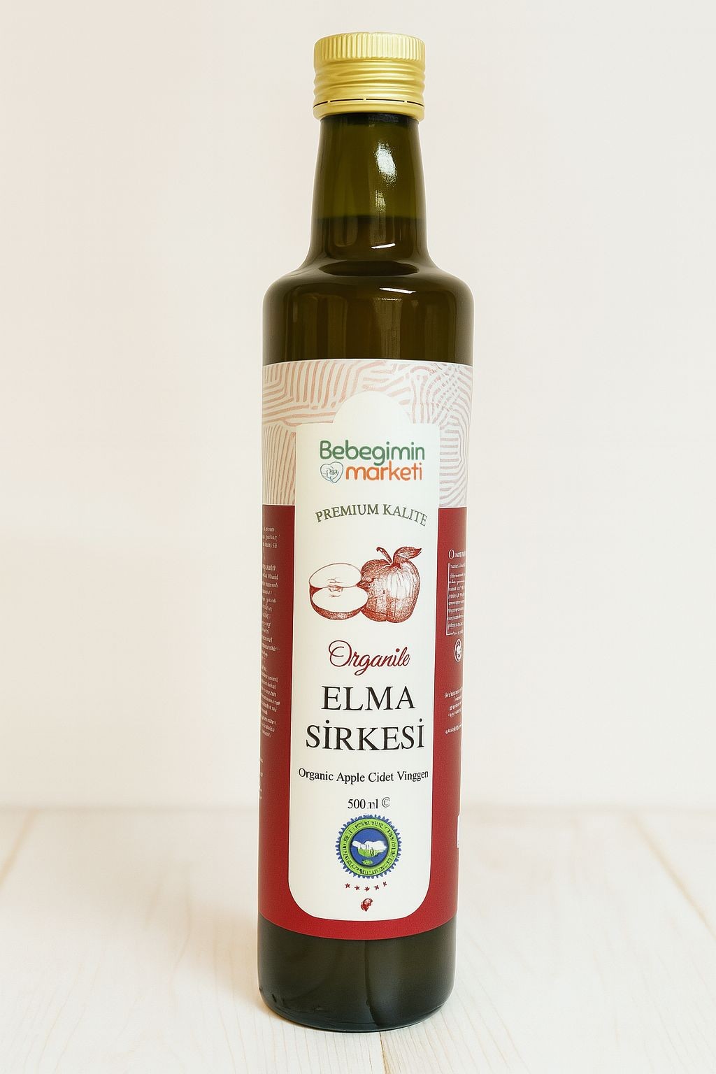 Organik Elma Sirkesi 500 Ml