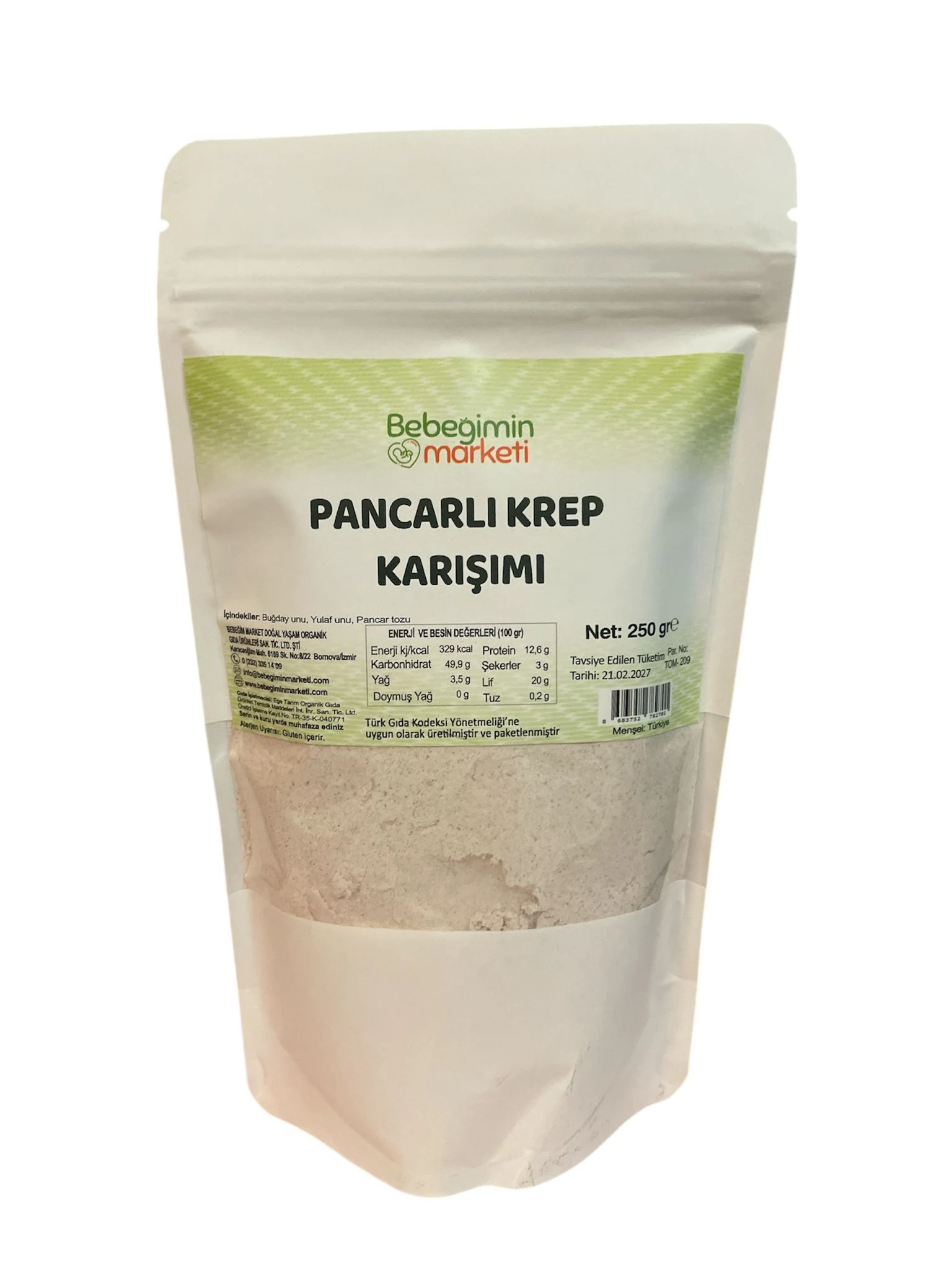 Pancarlı Krep Karışımı 250GR