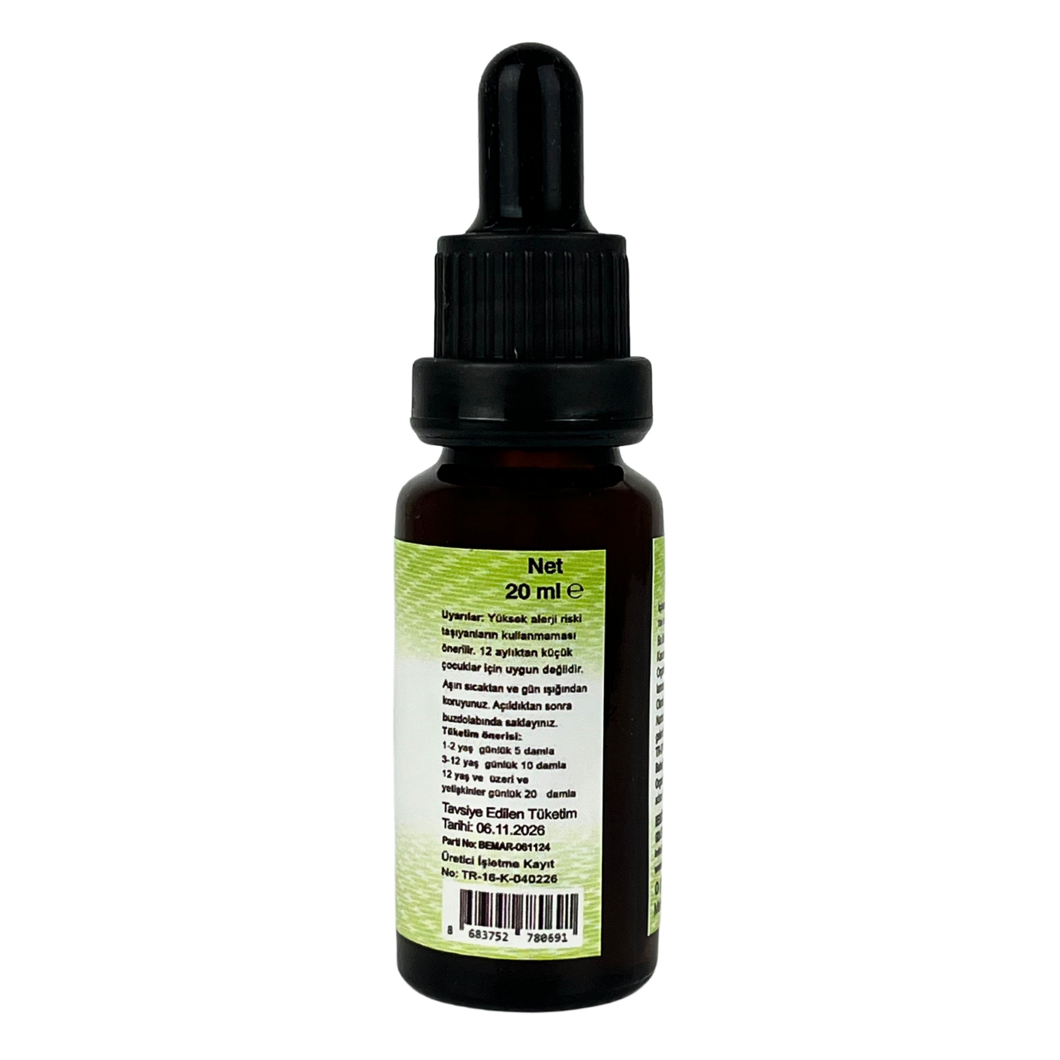 Organik Su Bazlı Propolis 20 ml
