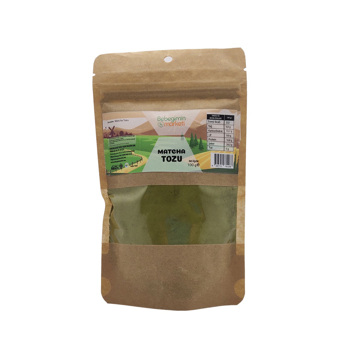 Doğal Matcha Tozu 100 Gr. +1 Yaş