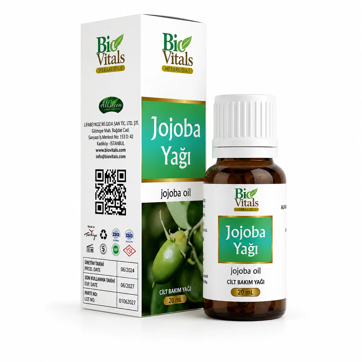 Bio Vitals Yağı 20 Ml Jojoba