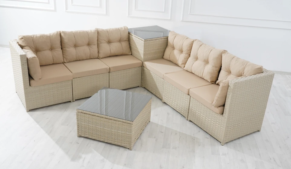 MAVERA KREM OTURMA SETİ