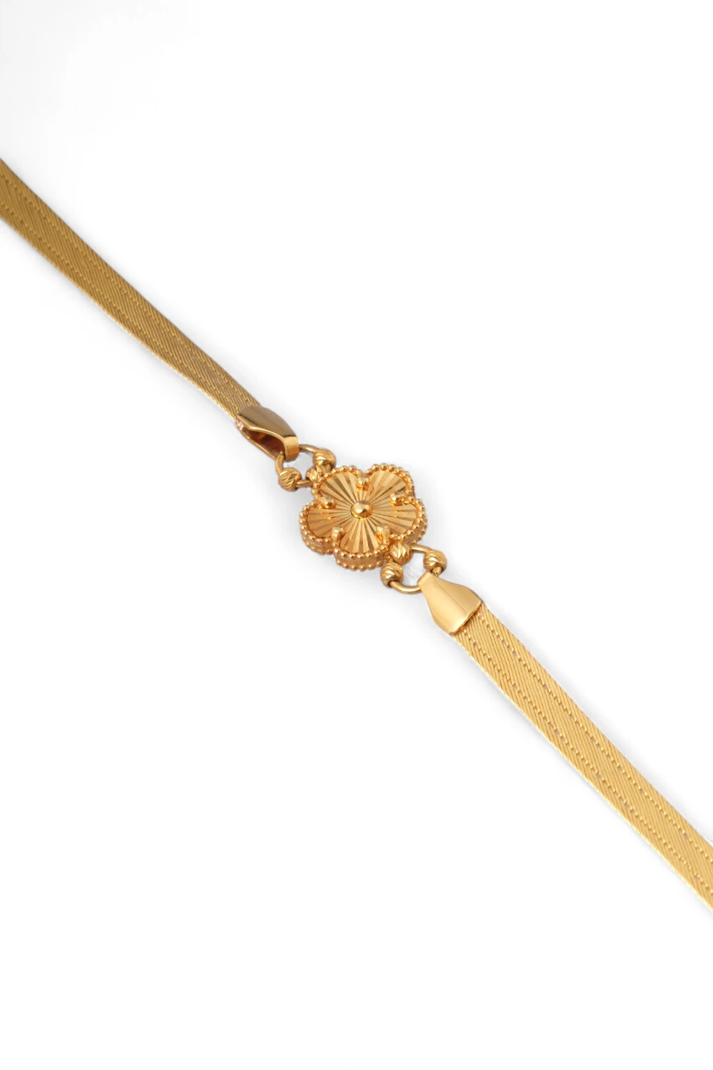 Asil Işıltı: 22 Ayar Çiçek Motifli Altın Bileklik 20,60 GR Ürün Kodu: GRD1572