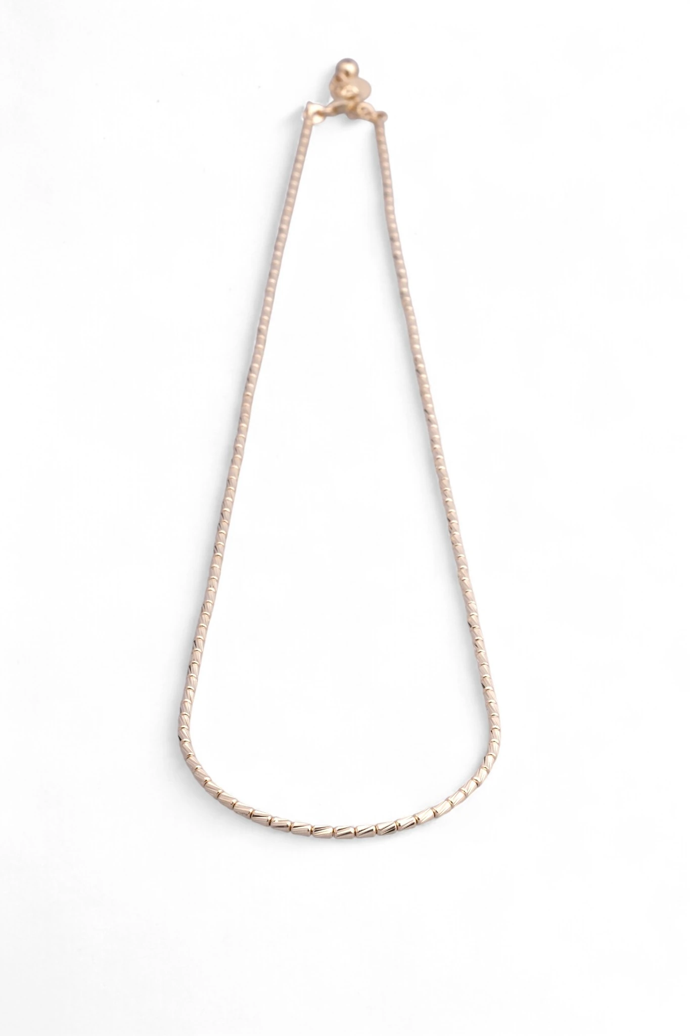 Modern Çizgiler: 14 Ayar Altın Minimalist Zincir Kolye 44 CM 8,61 GR Ürün Kodu: GRD1744