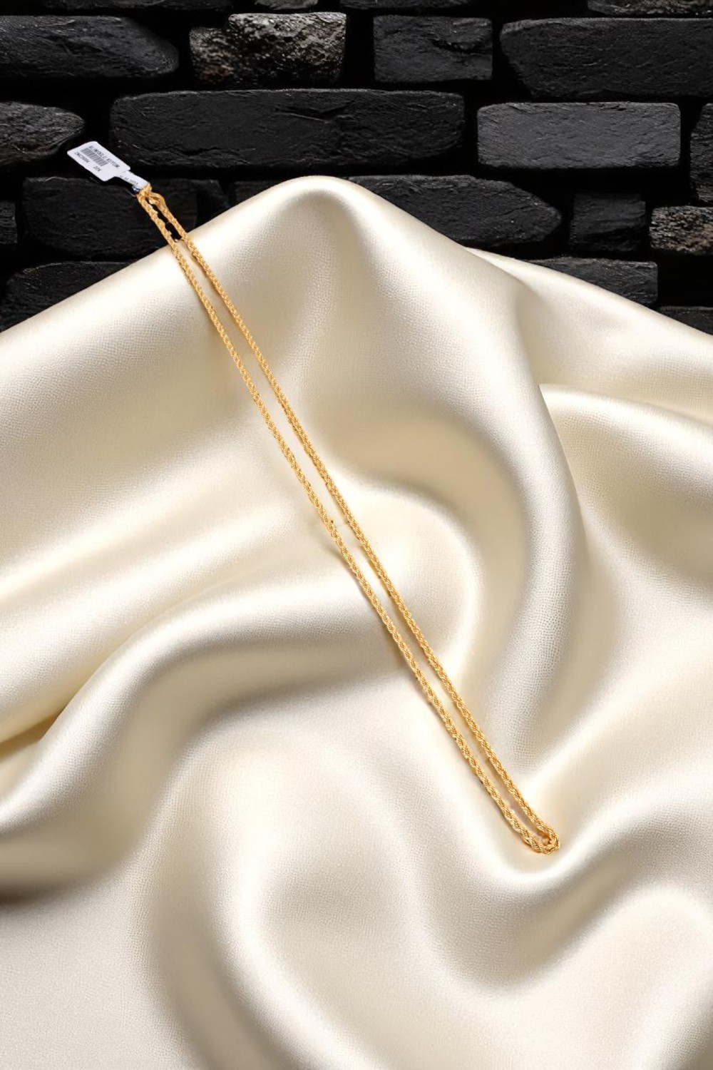 Klasik İnce Burgu (Halat) Model 22 Ayar Altın Zincir Kolye (60cm) - Alimoğlu Kuyumculuk 4,61 GR Ürün Kodu: ZNC3004