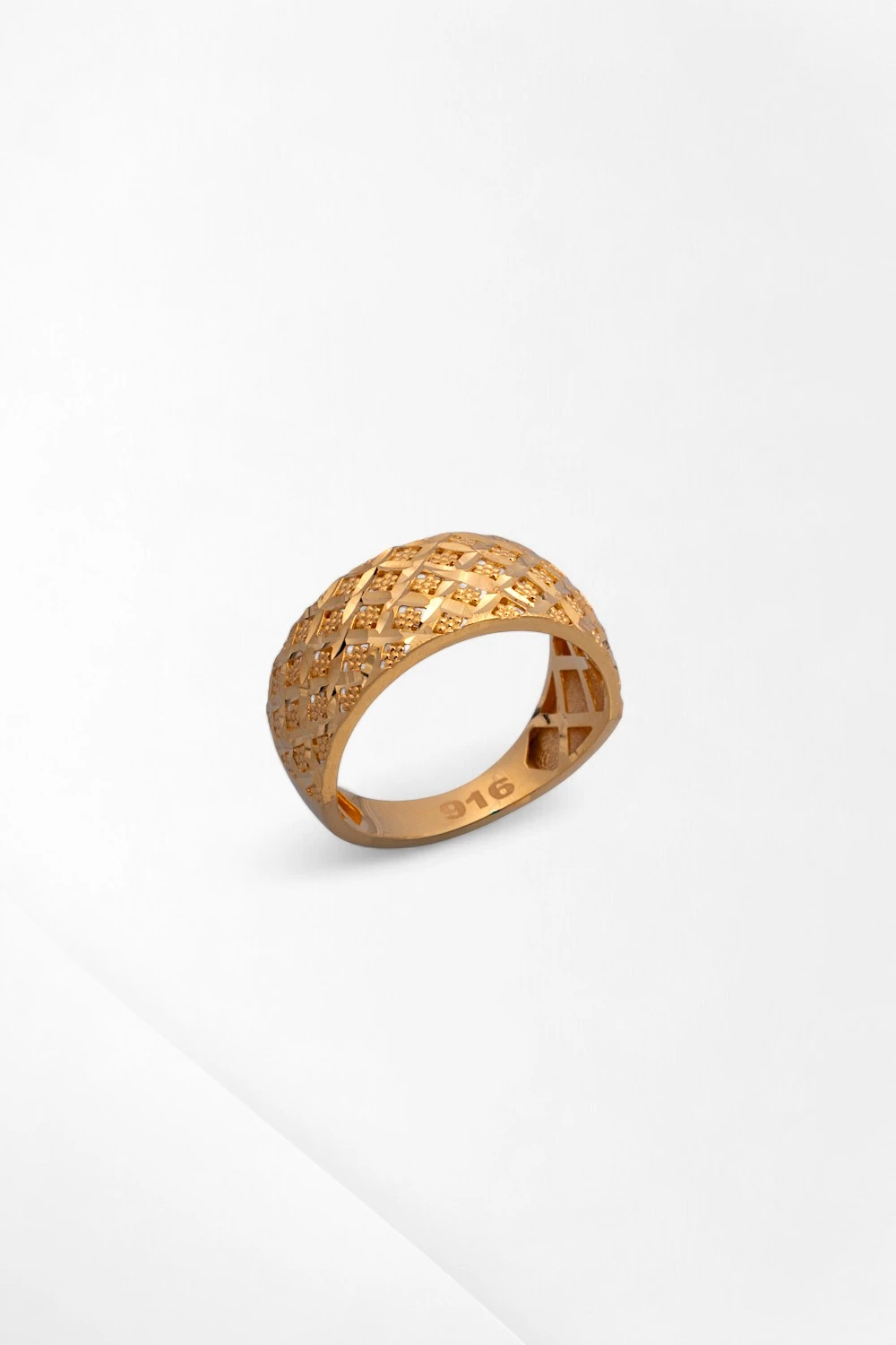 22 Ayar Altın File Desenli Yüzük: 3.70 Gramlık Gösterişli ve Yatırımlık Zarafet Ürün Kodu: YZ08611