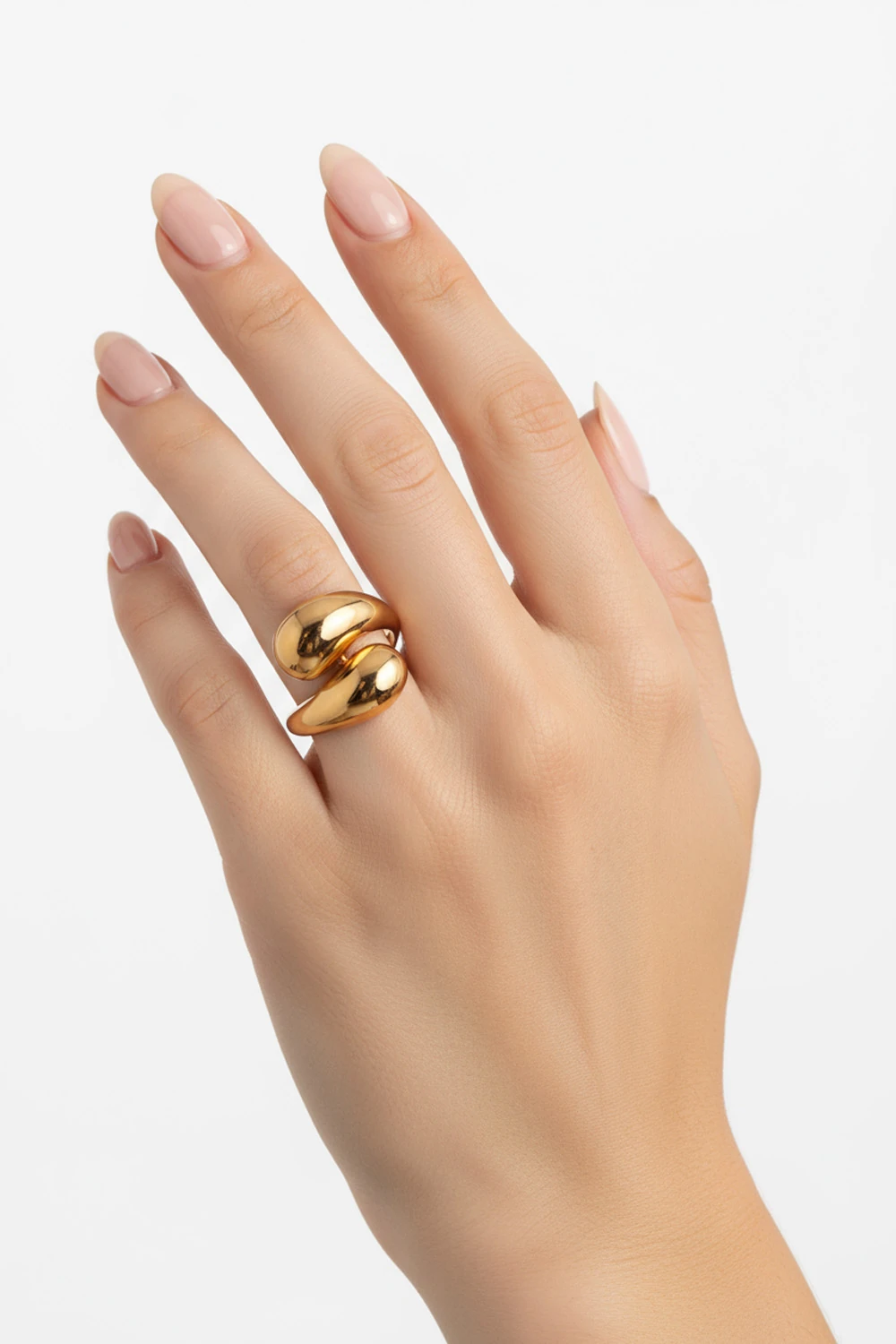 22 Ayar Altın Akışkan Tasarımlı Yüzük: 5.56 Gramlık Yatırımlık ve Gösterişli Model Ürün Kodu: YZ08613