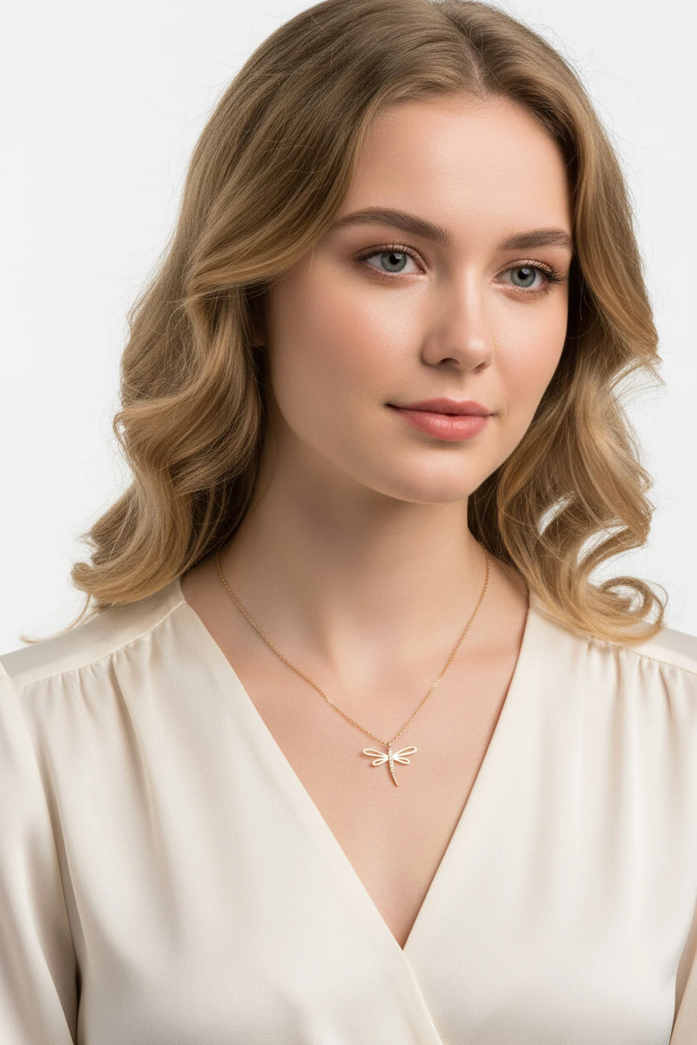 14 Ayar Altın Yusufçuk Kolye: Özgürlüğün ve Zarafetin Işıltılı Simgesi 1,51 GR Ürün Kodun: KLY5461