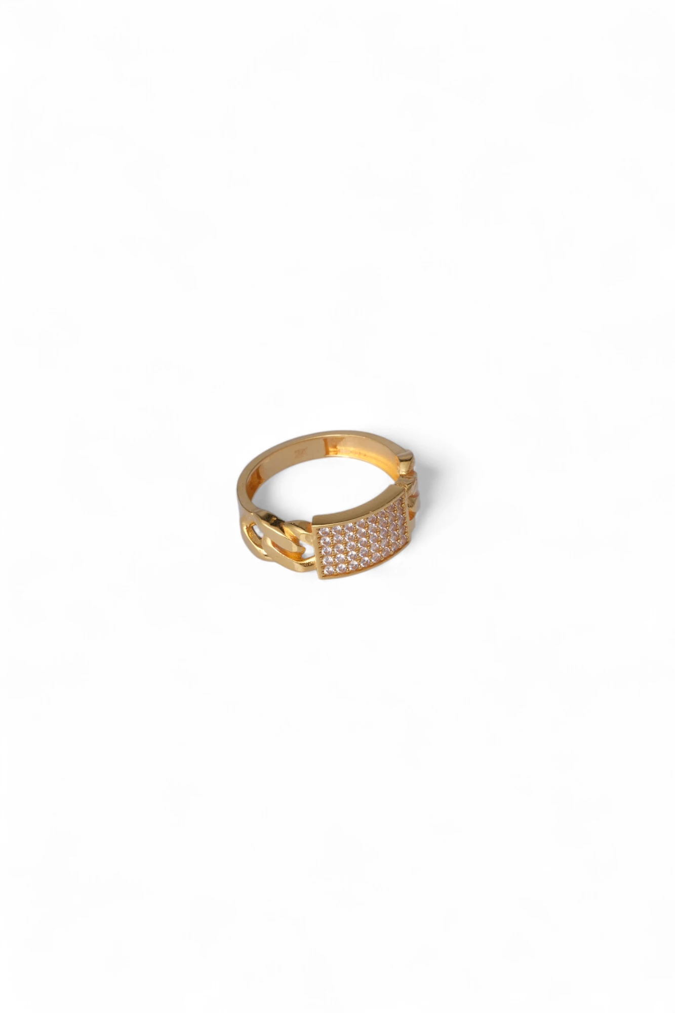 Buzlu Işıltı: 22 Ayar Taşlı Gurmet Zincir Yüzük 5,13 GR Ürün Kodu: YZ06819