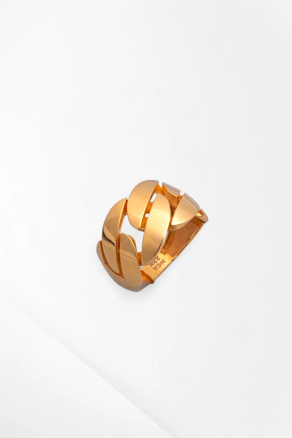 22 Ayar Altın Gurmet Zincir Yüzük: 8.38 Gramlık Güçlü ve Yatırımlık Tasarım Ürün Kodu: YZ08610