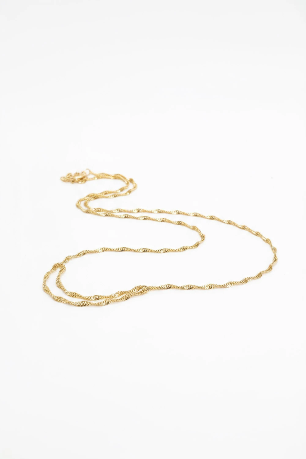 Işıltılı Dokunuş: 22 Ayar Altın Singapur Burgu Zincir 7,18 gr Ürün Kodu ZNC2933