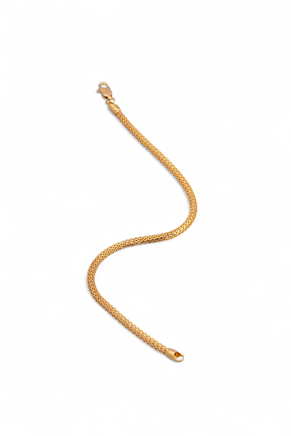 22 Ayar Altın Örgü Zincir Bileklik (Künye): Yatırımlık Değer ve Göz Alıcı Şıklık 7 GR Ürün Kodu: KNY6166