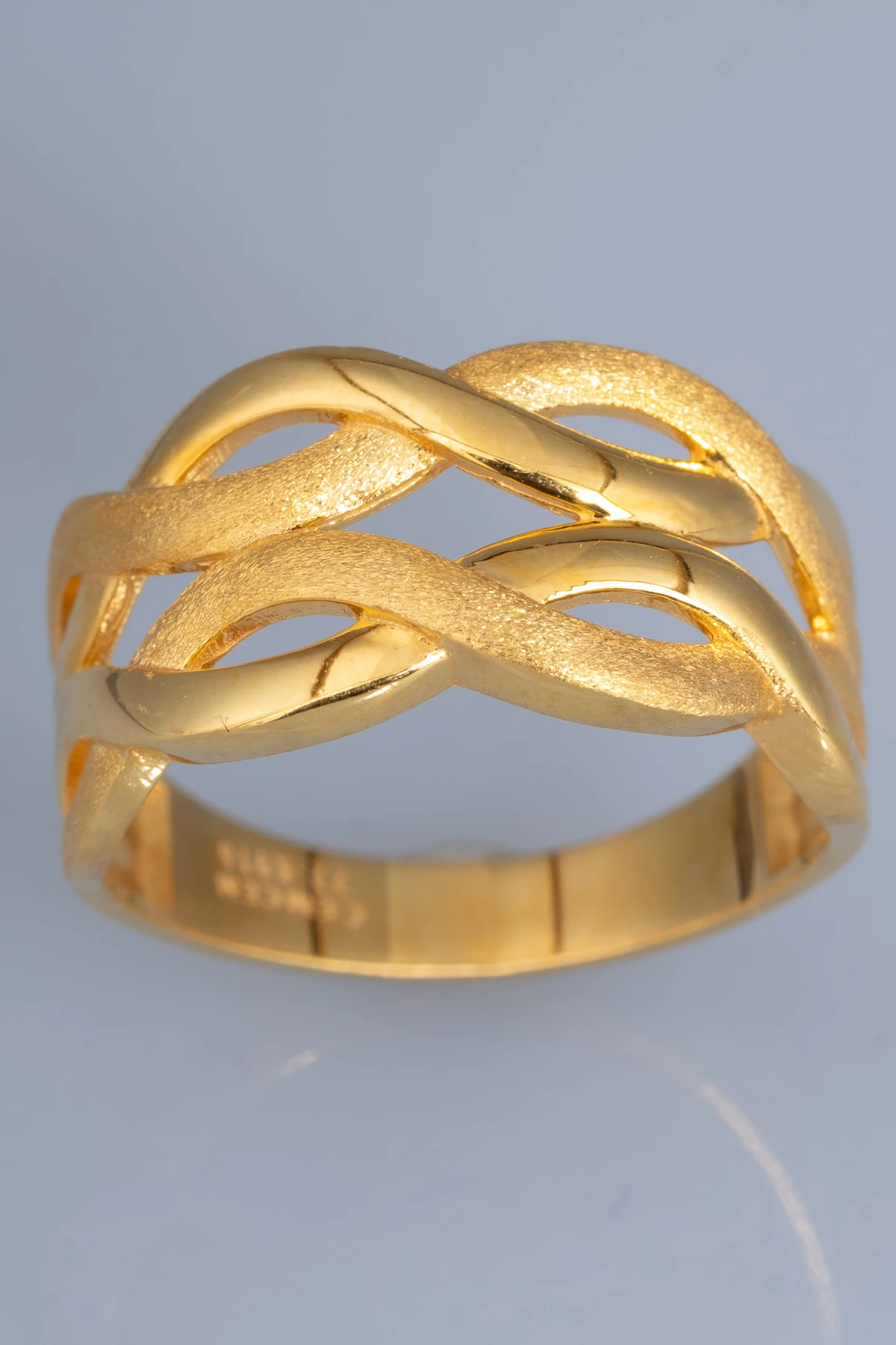 22 Ayar Altın Örgü Motifli Zarif Yüzük 5,61 GR Ürün Kodu: YZ07577