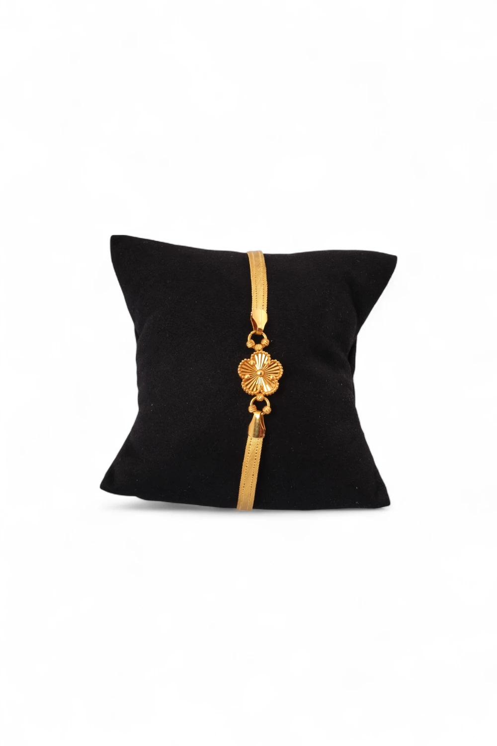 Asil Işıltı: 22 Ayar Çiçek Motifli Altın Bileklik 20,60 GR Ürün Kodu: GRD1572