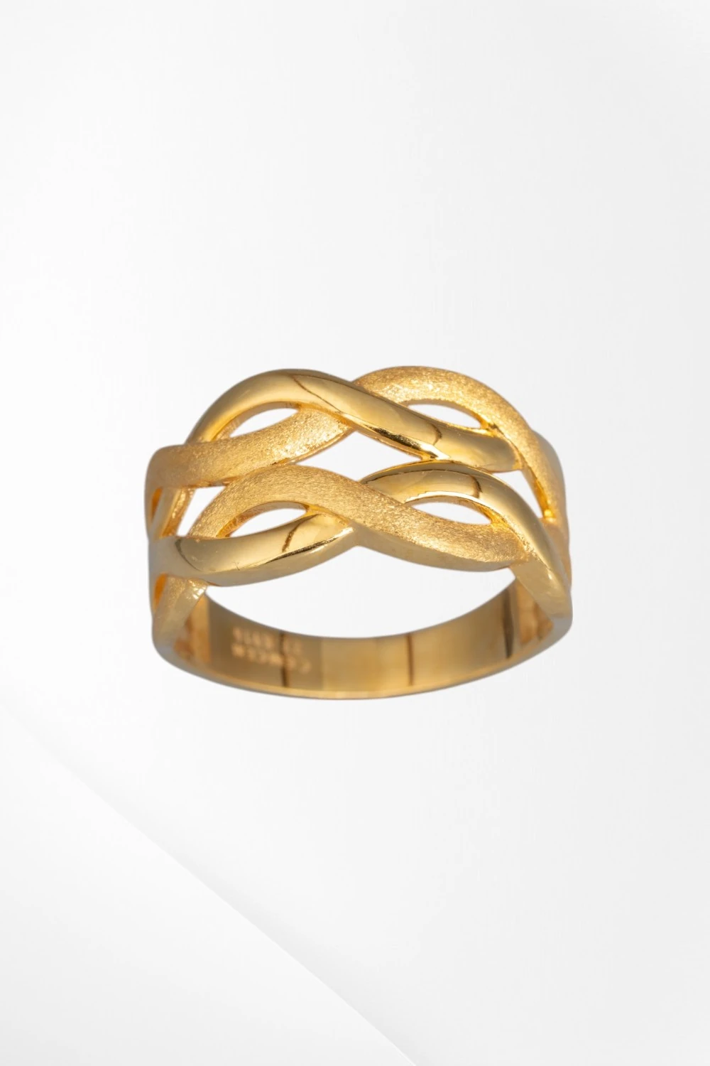 22 Ayar Altın Örgü Motifli Zarif Yüzük 5,61 GR Ürün Kodu: YZ07577