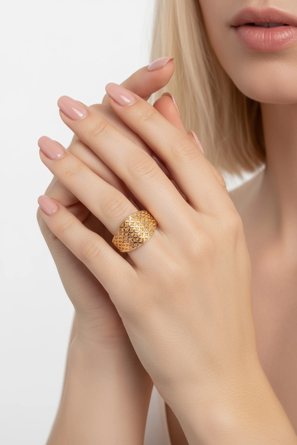 22 Ayar Altın Gösterişli File Yüzük: 6.63 Gram Ağırlığında Yatırımlık Zanaat 6,63GR Ürün Kodu: YZ08609